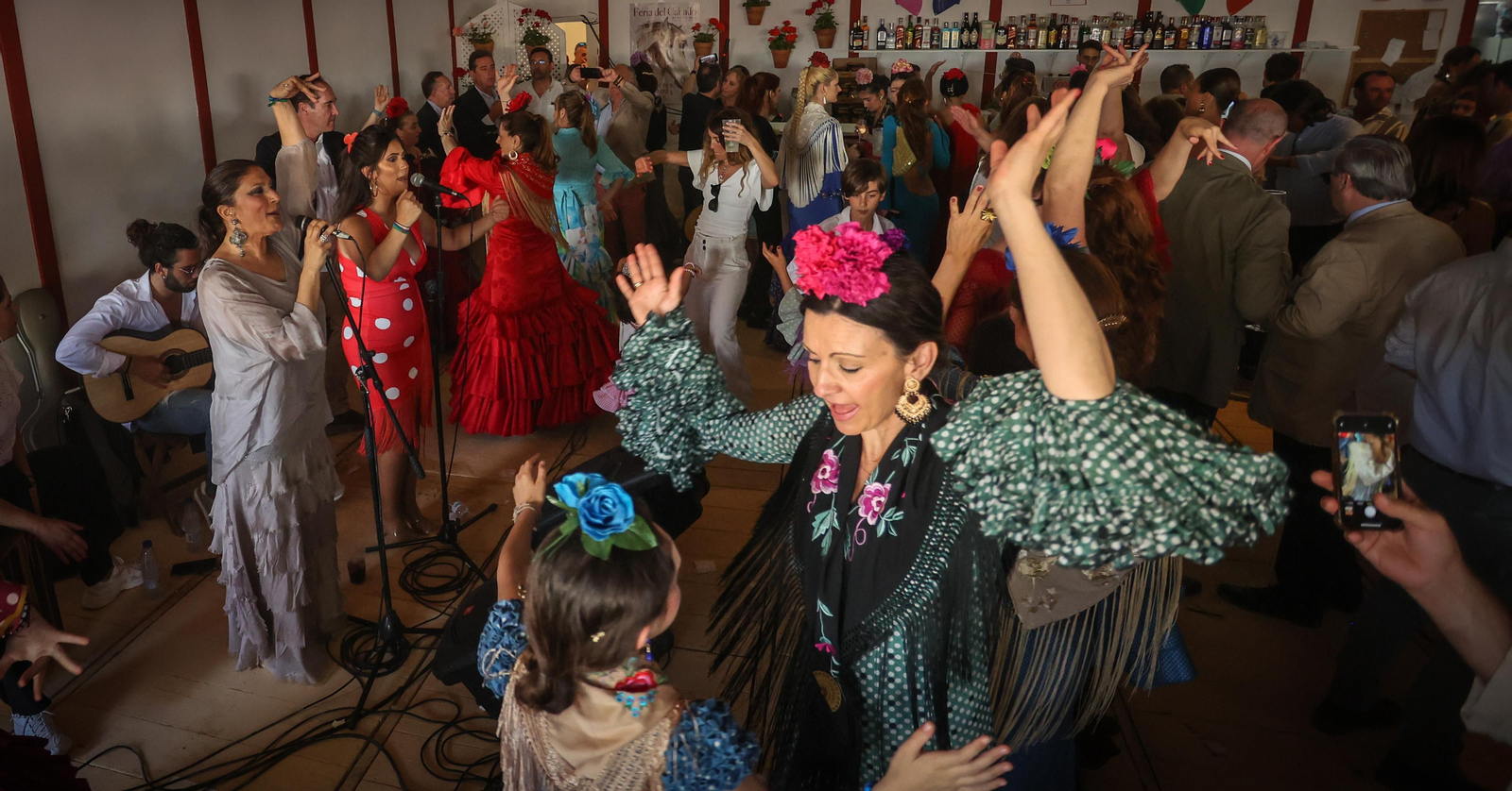 Imágenes del ambiente el domingo en la Feria de Jerez 2024