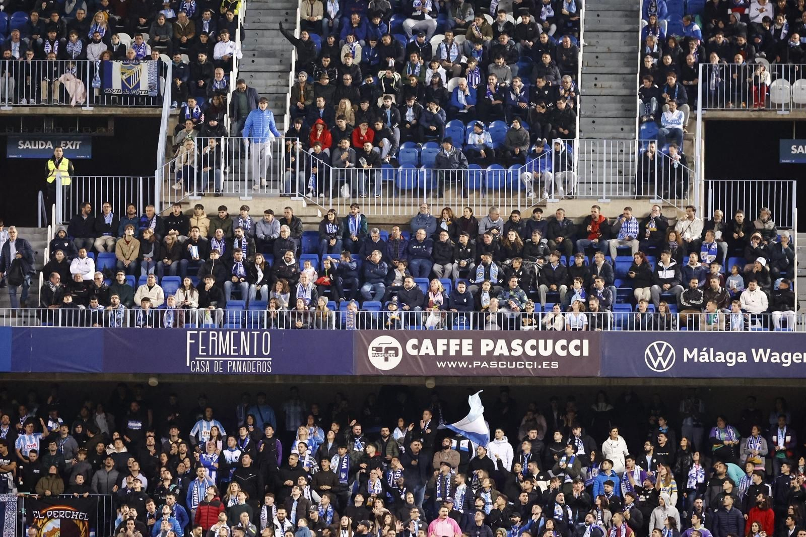 Búscate en las gradas de La Rosaleda en el Málaga CF-Mirandés
