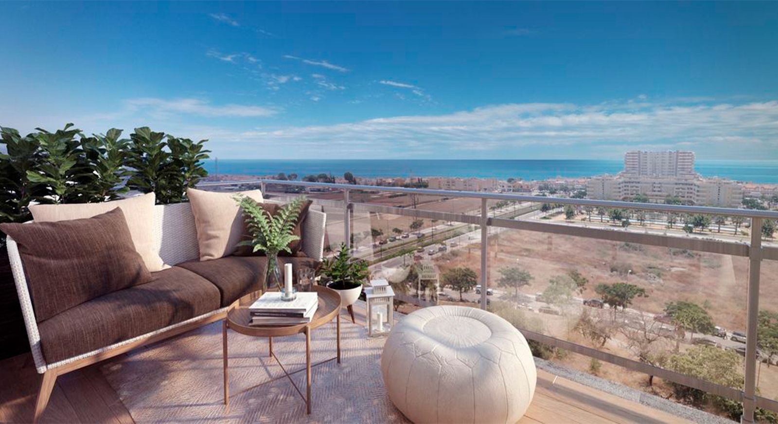 Vista de una de las viviendas de Almijara Homes, en Vélez-Málaga.