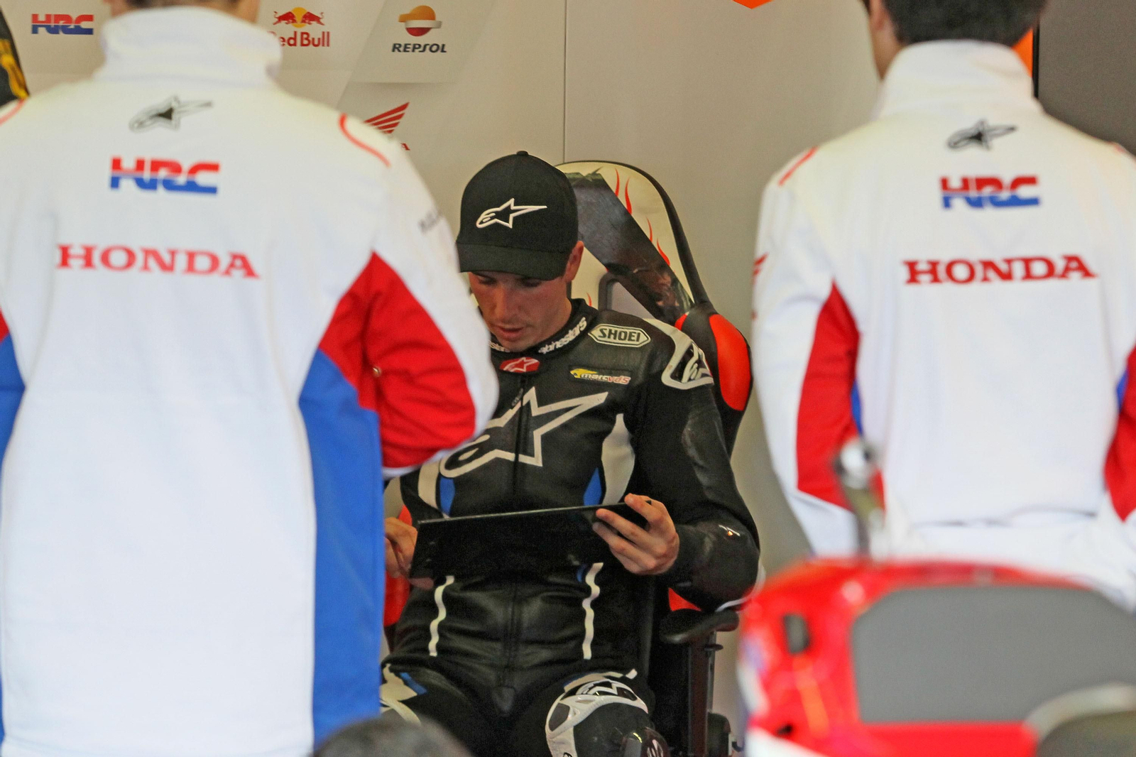 Primer día de los equipos de MotoGP en Jerez