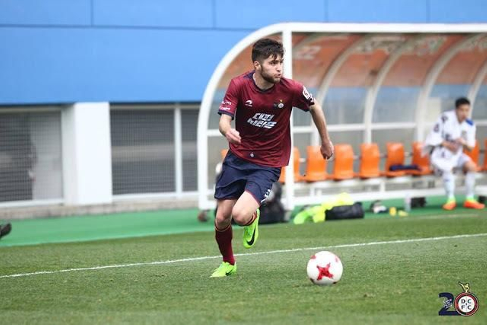 Shengelia avanza por la banda durante su estancia en la Liga de Corea del Sur.