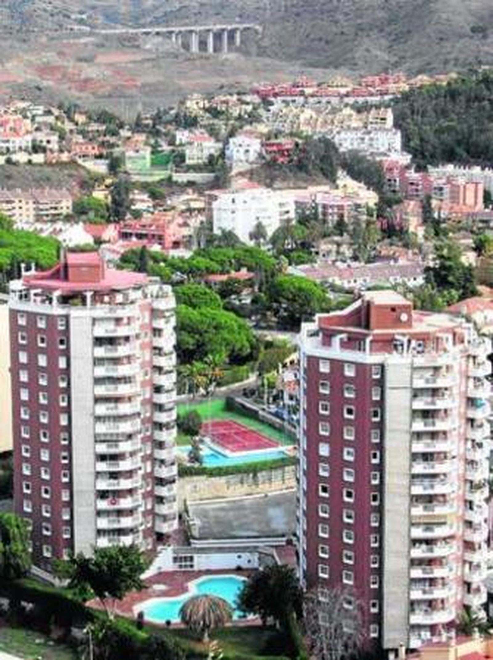 Vista del barrio de El Limonar, uno de los más caros de la capital de la Costa del Sol.