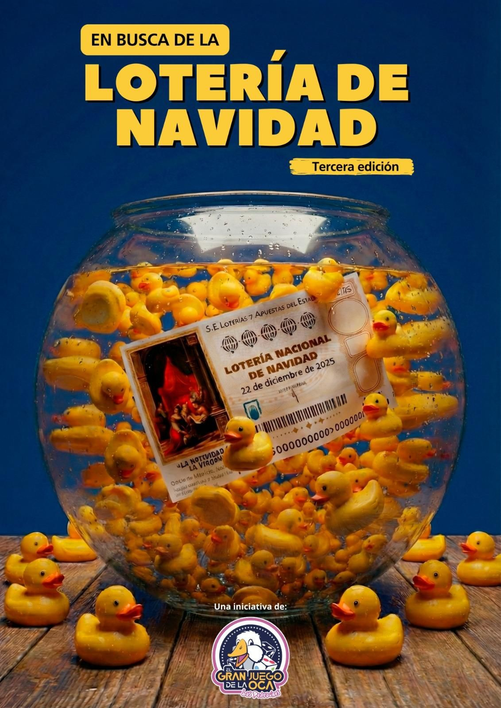 Cartel de Lotería de Navidad del Gran Juego de la Oca Cartel de Lotería de Navidad del Gran Juego de la Oca