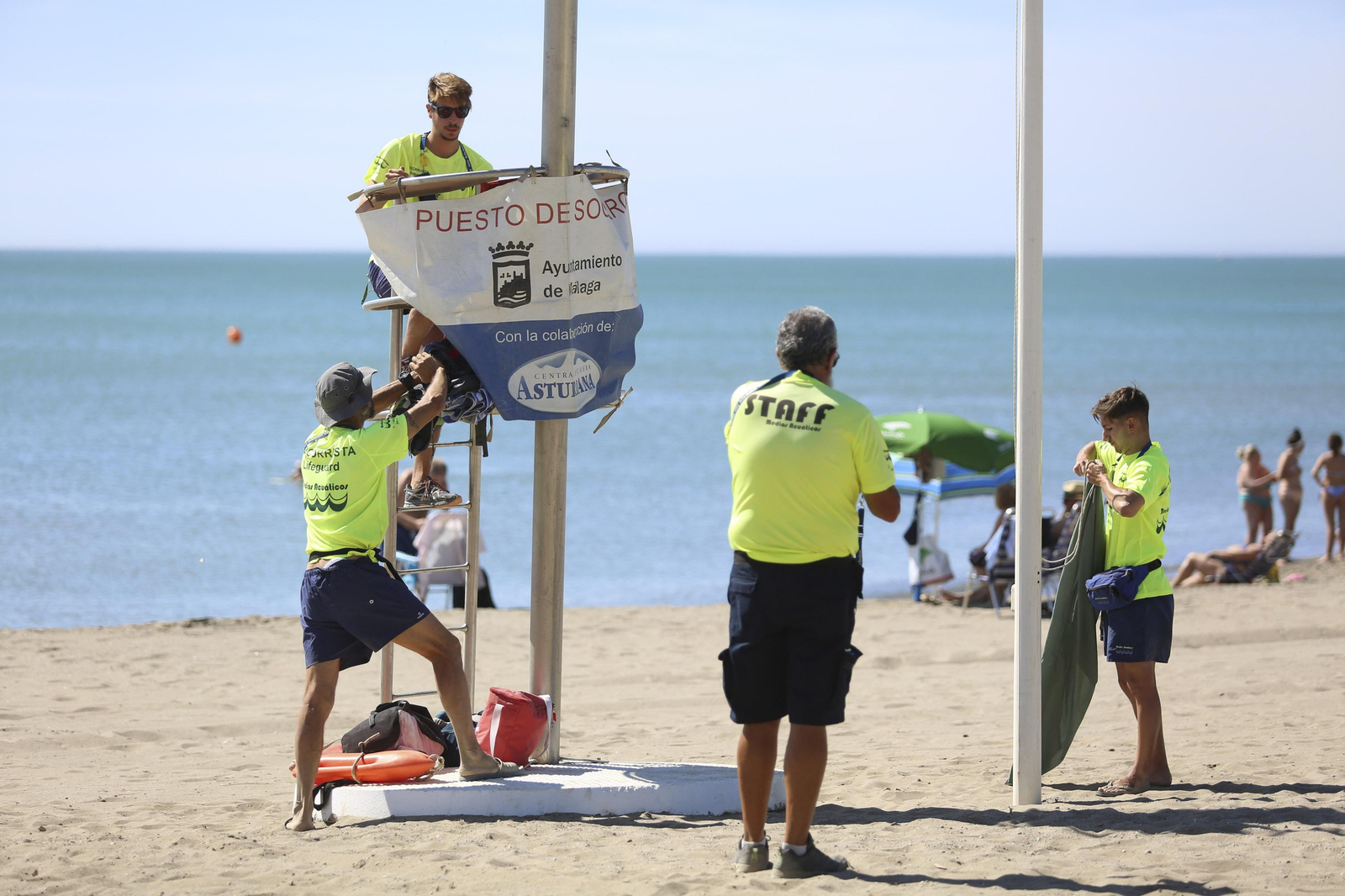 Fotos de la playa en Málaga, donde escapar del calor