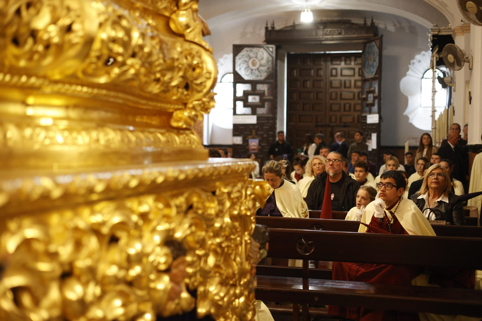 Las imágenes de Humildad y Paciencia y sus momentos en San Agustín  en la Semana Santa de Cádiz 2024