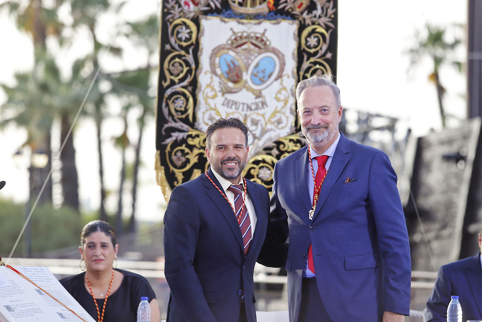 Imágenes de la constitución de la Diputación de Huelva