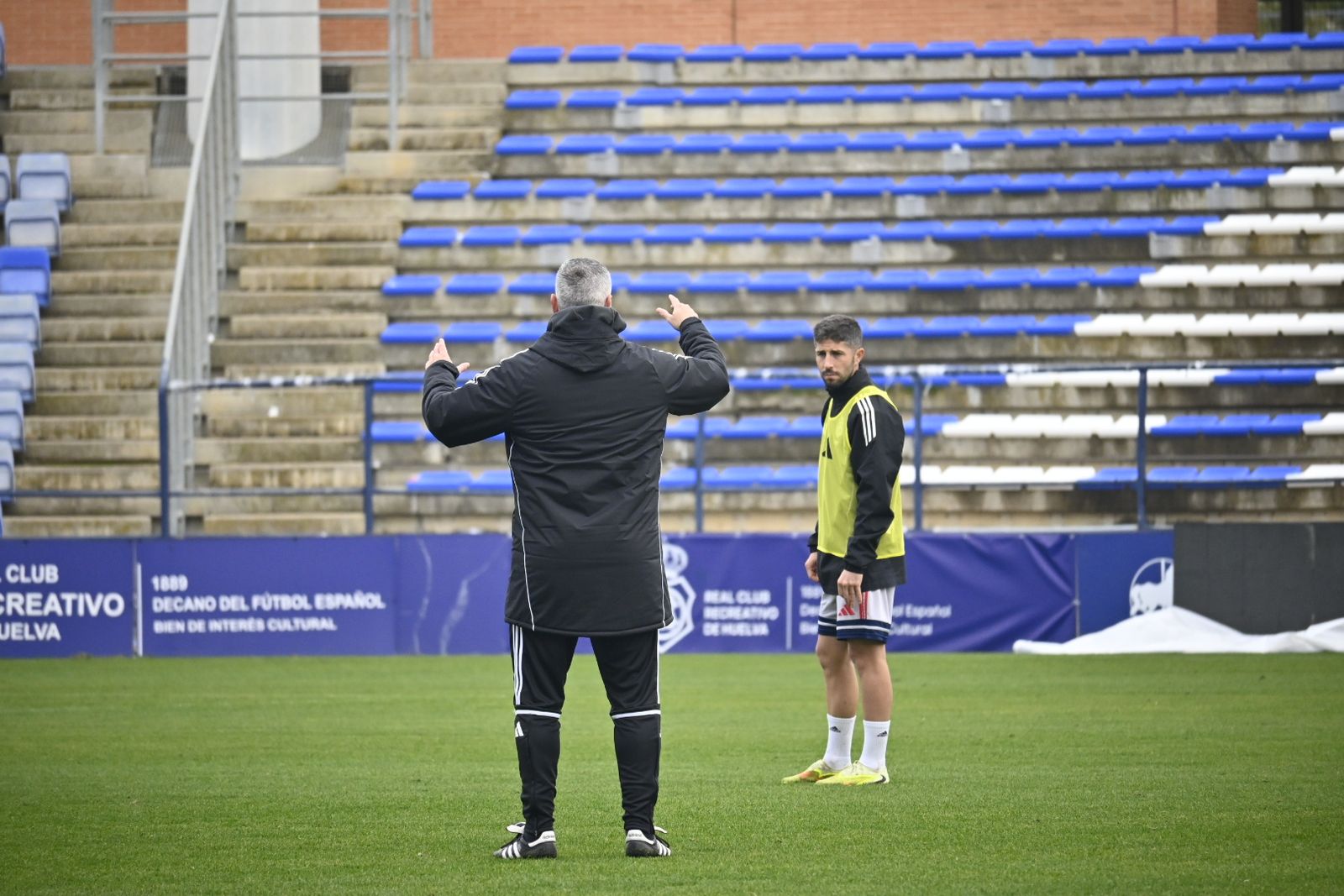 Las fotografías del entrenamiento del Recre en el Nuevo Colombino