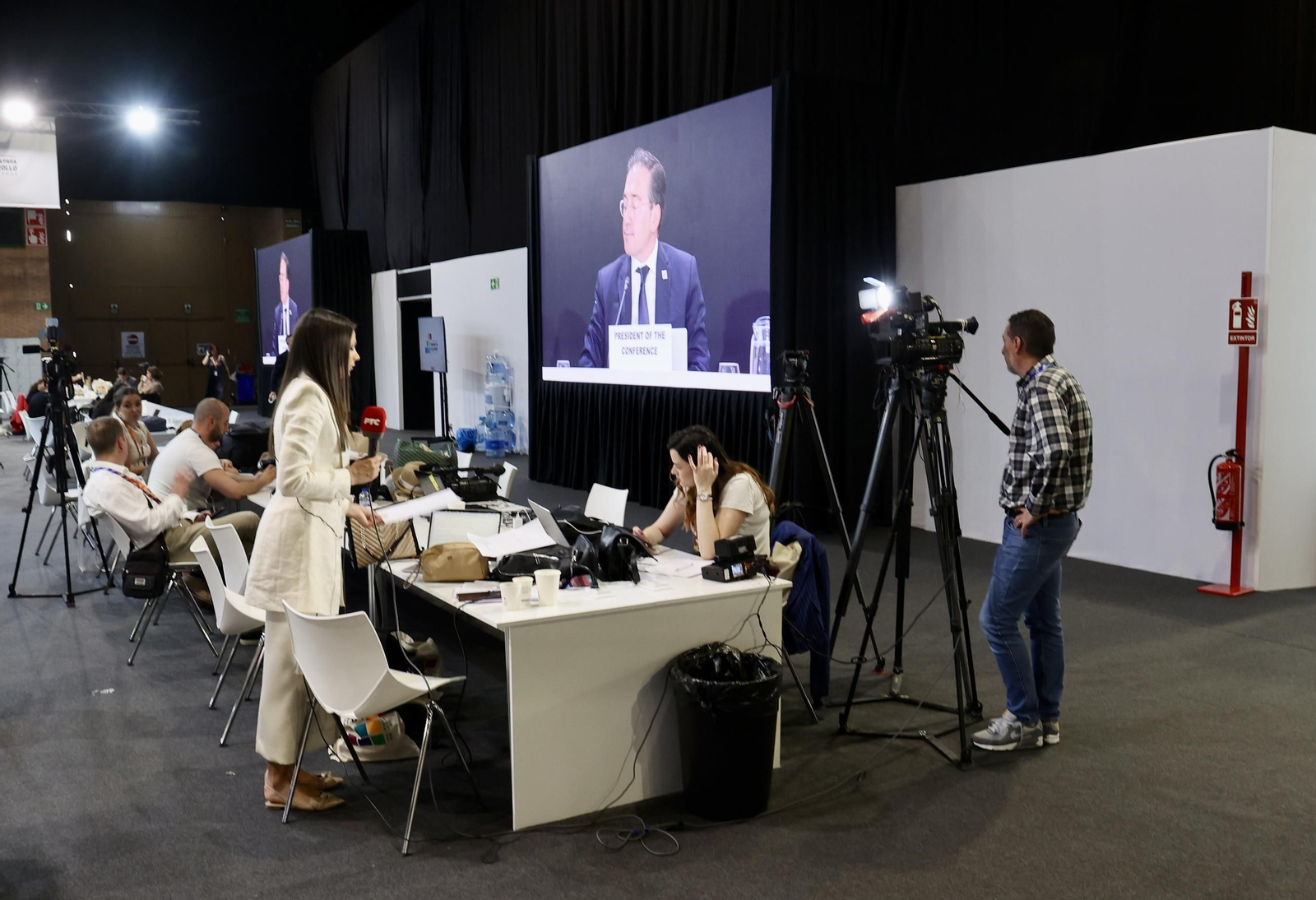 Las fotos de la primera jornada de la cumbre de la ONU en Sevilla