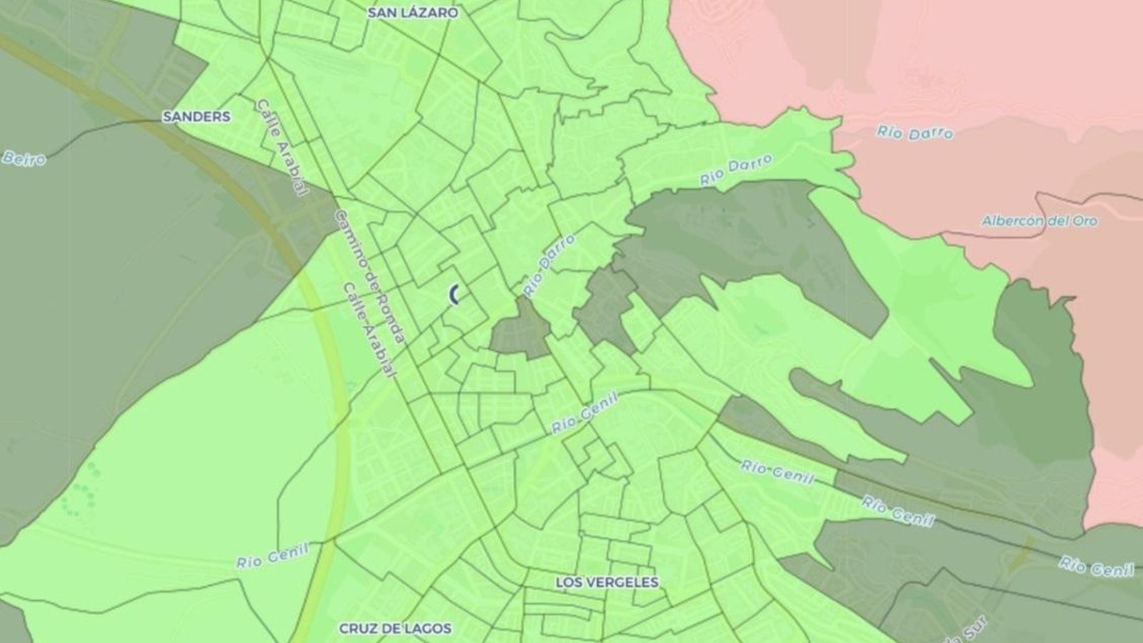 En la capital, Realejo, San Antón, Carretera de la Sierra, Norte y Chana, tienen déficit en algunos supuestos.