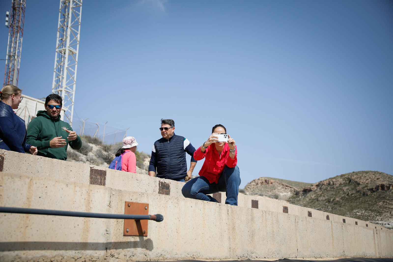 CUCN visita la desaladora de Carboneras y las balsas de Níjar