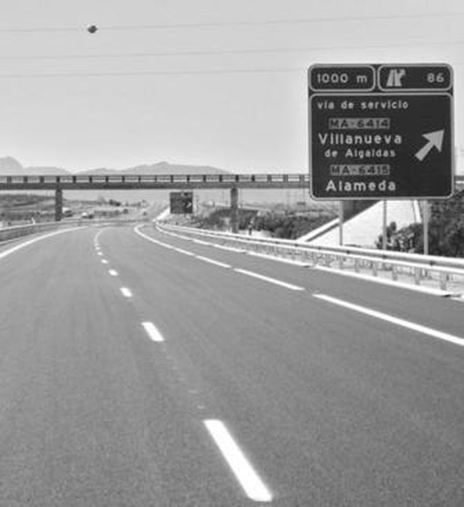 El pequeño tramo de autovía que ayer se puso en servicio.