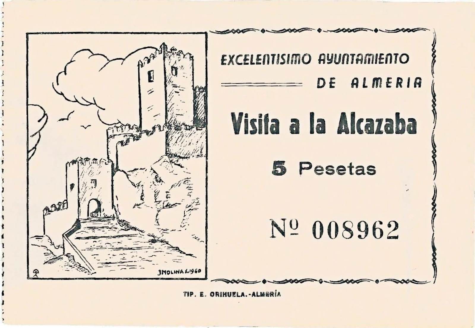 Entrar a la Alcazaba de Almería no siempre fue gratis. Entrar a la Alcazaba de Almería no siempre fue gratis.