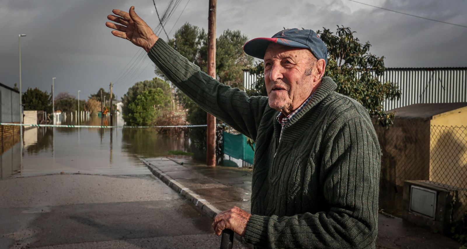 Intensa jornada en las zonas inundadas de Jerez, en imágenes