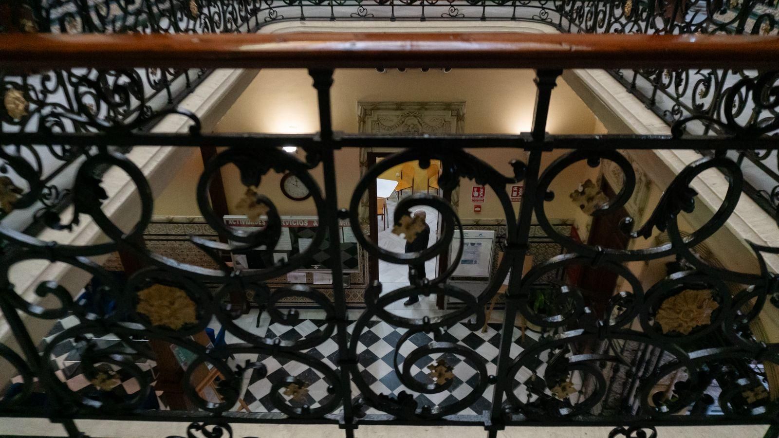 Interior del Centro de Mayores Mora Claros.