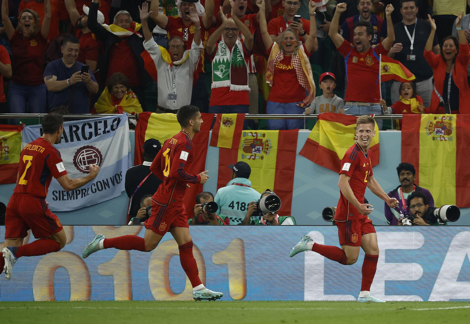 Las imágenes del España - Costa Rica en el Mundial de Qatar