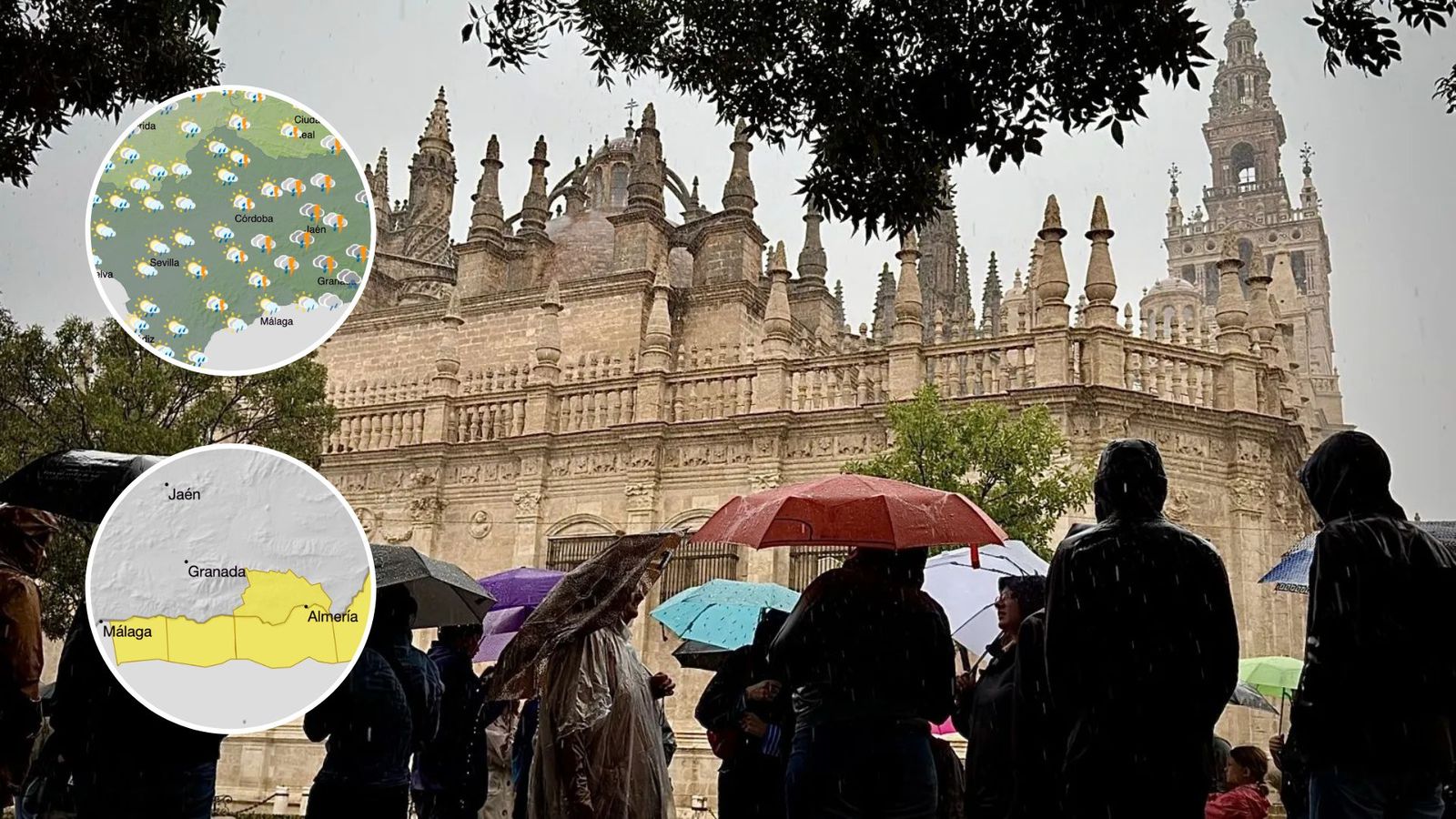 La inestabilidad vuelve a Andalucía a partir del miércoles 21 de enero