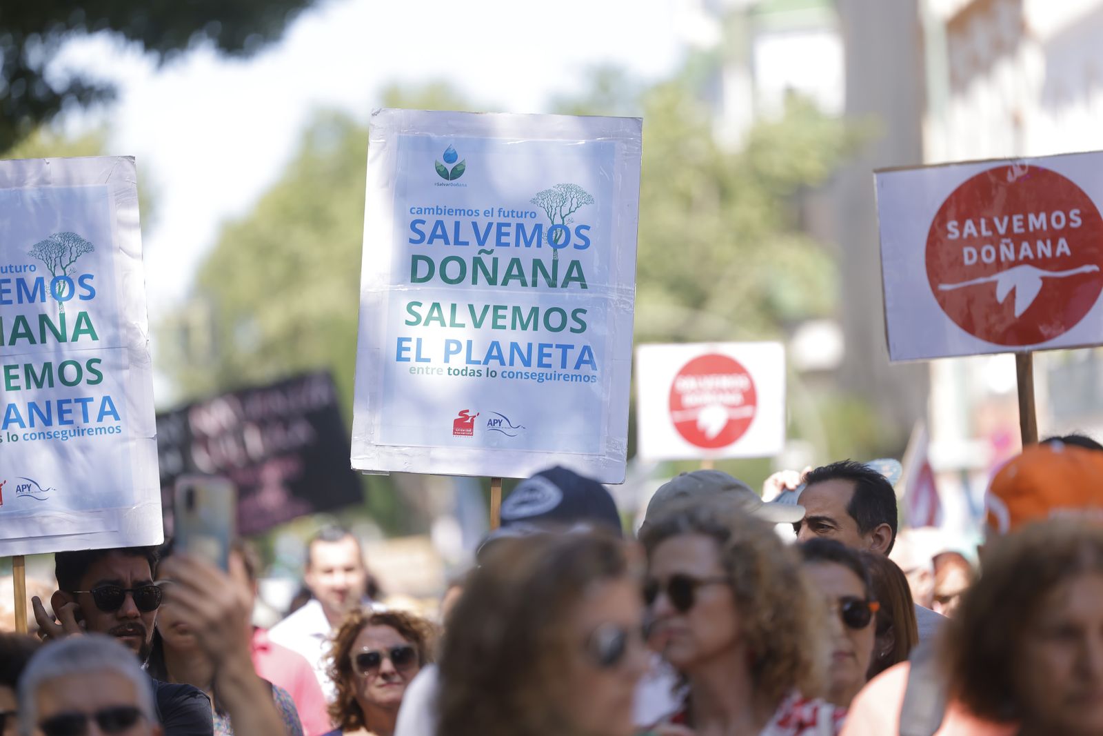Las fotos de la manifestación en defensa de Doñana