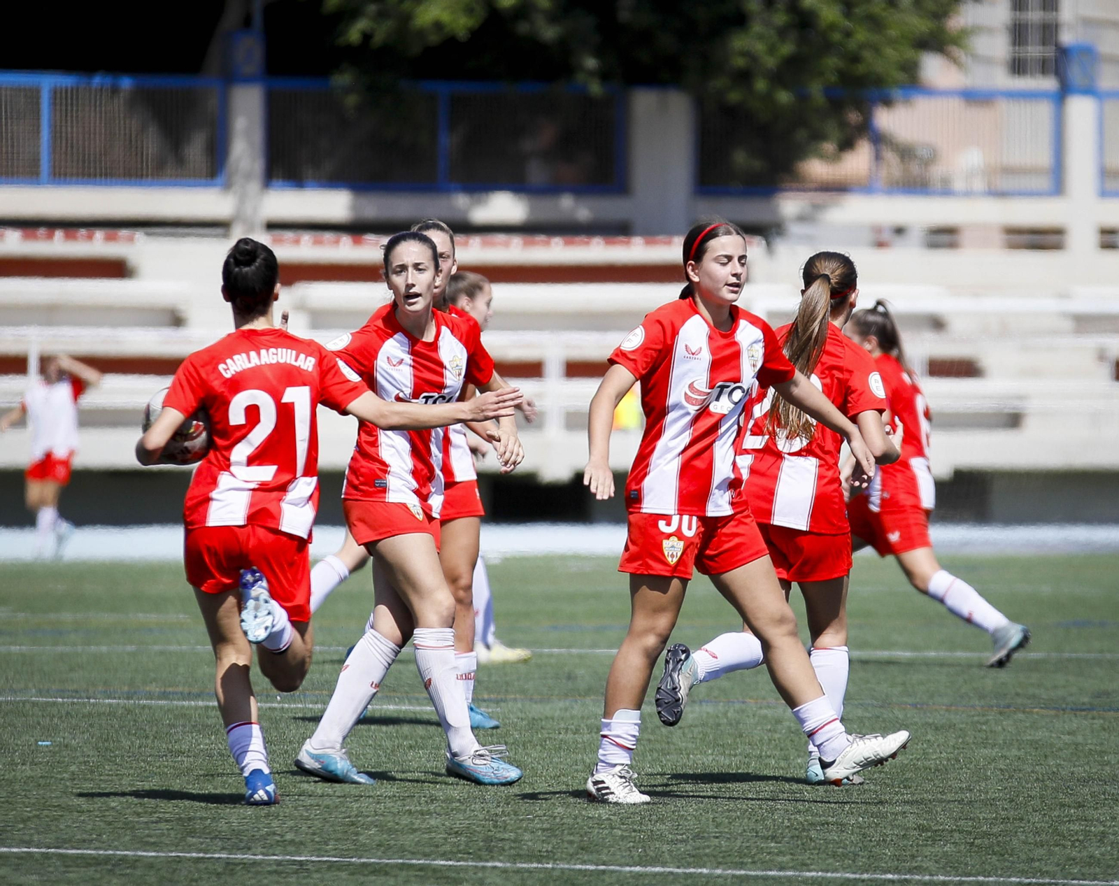 Las imágenes del partido de fútbol del Almería femenino contra el Betis B