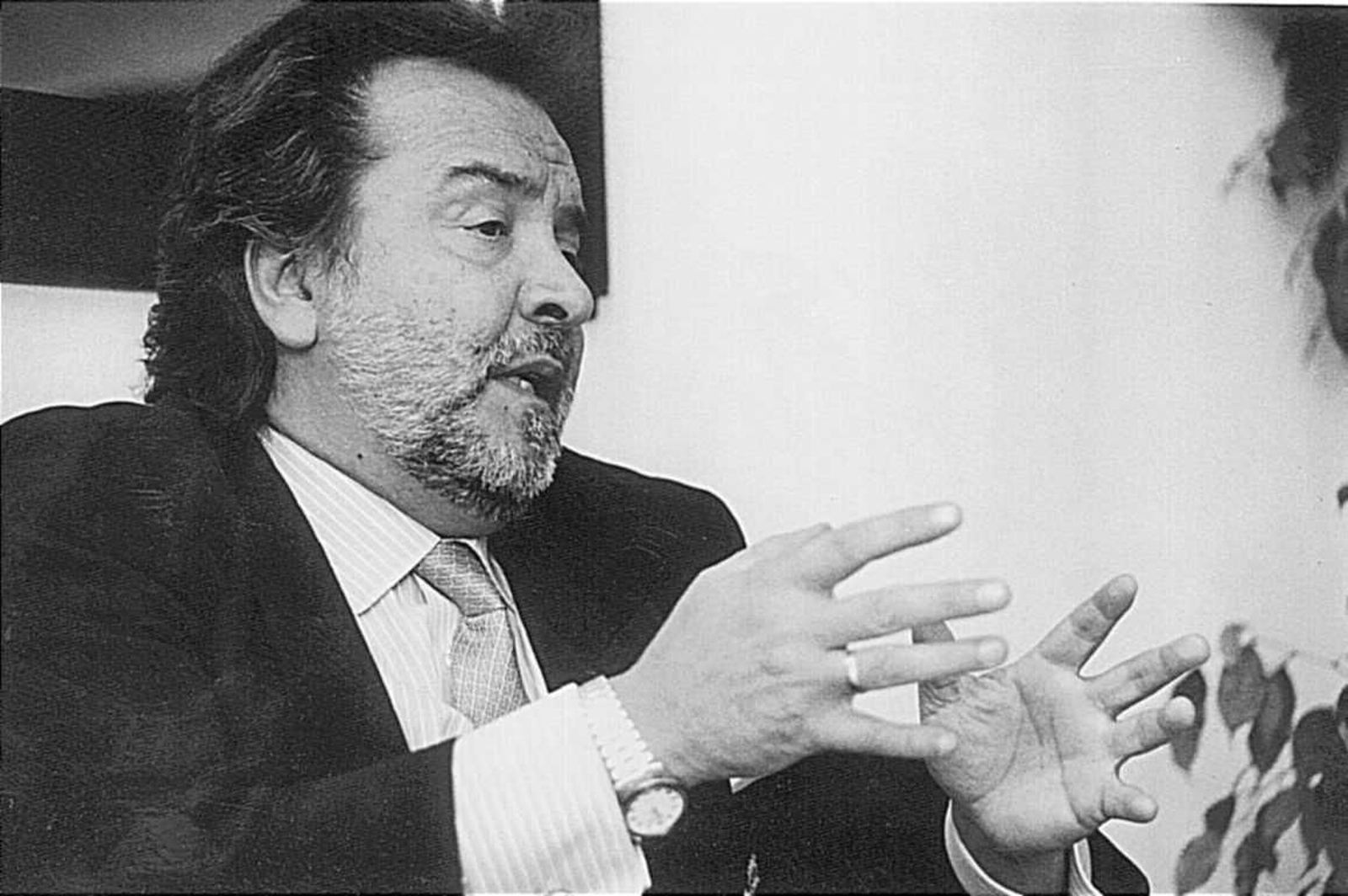 Ángel Serrano, en su etapa como presidente de la Balona