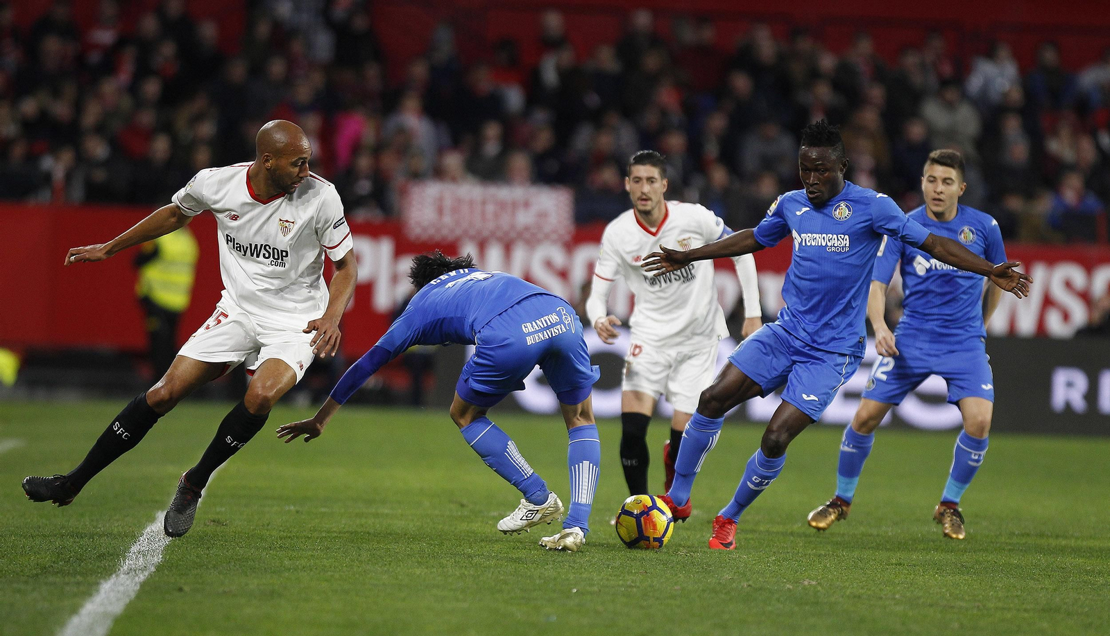 El Sevilla-Getafe en imágenes