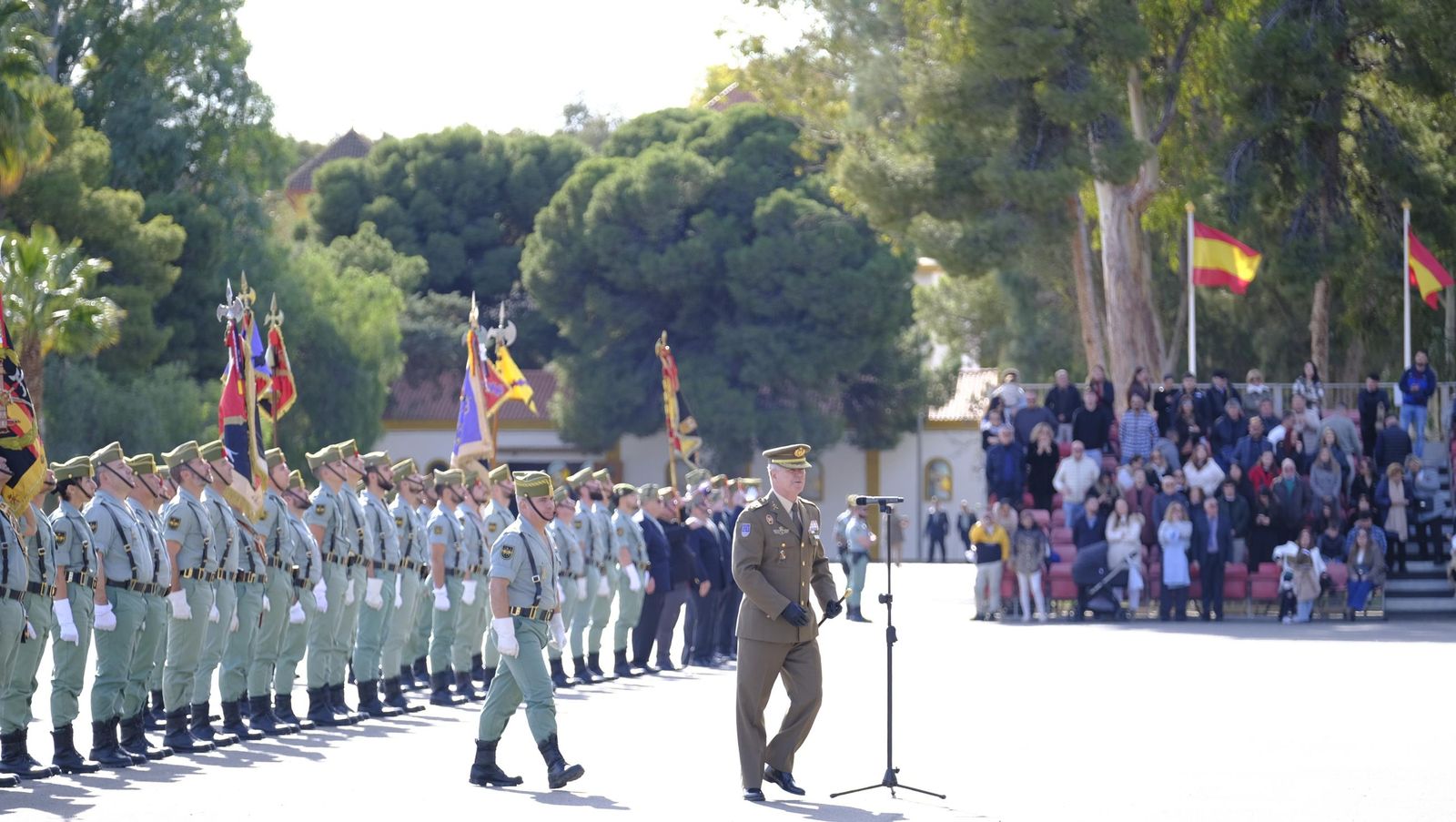 Conmemoración del Combate de Edchera en la Base Álvarez de Sotomayor de La Legión, en imágenes