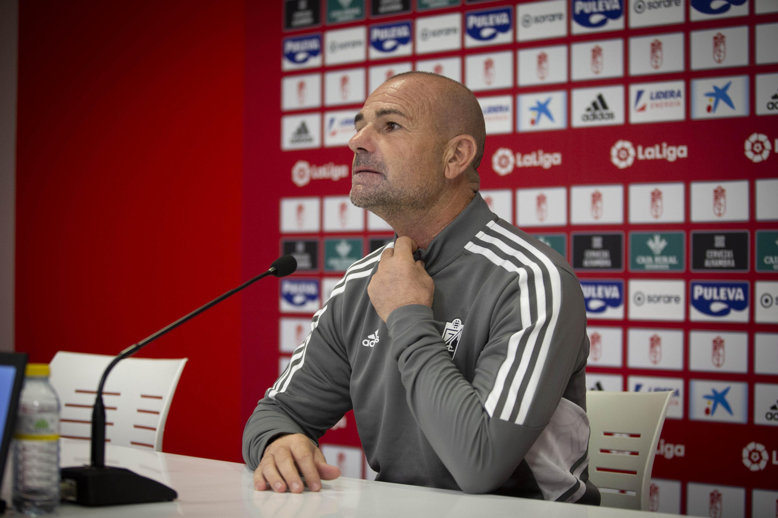 Paco López, en rueda de prensa.