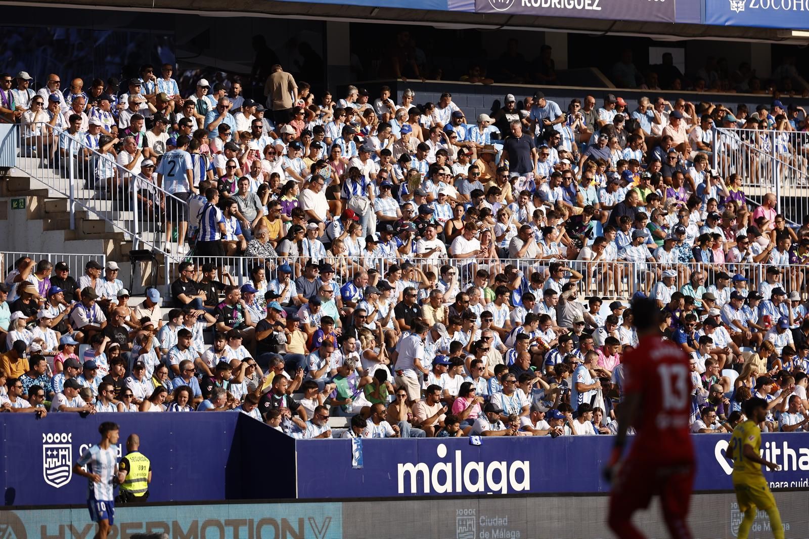 Búscate en las gradas de La Rosaleda durante el Málaga CF-Cádiz