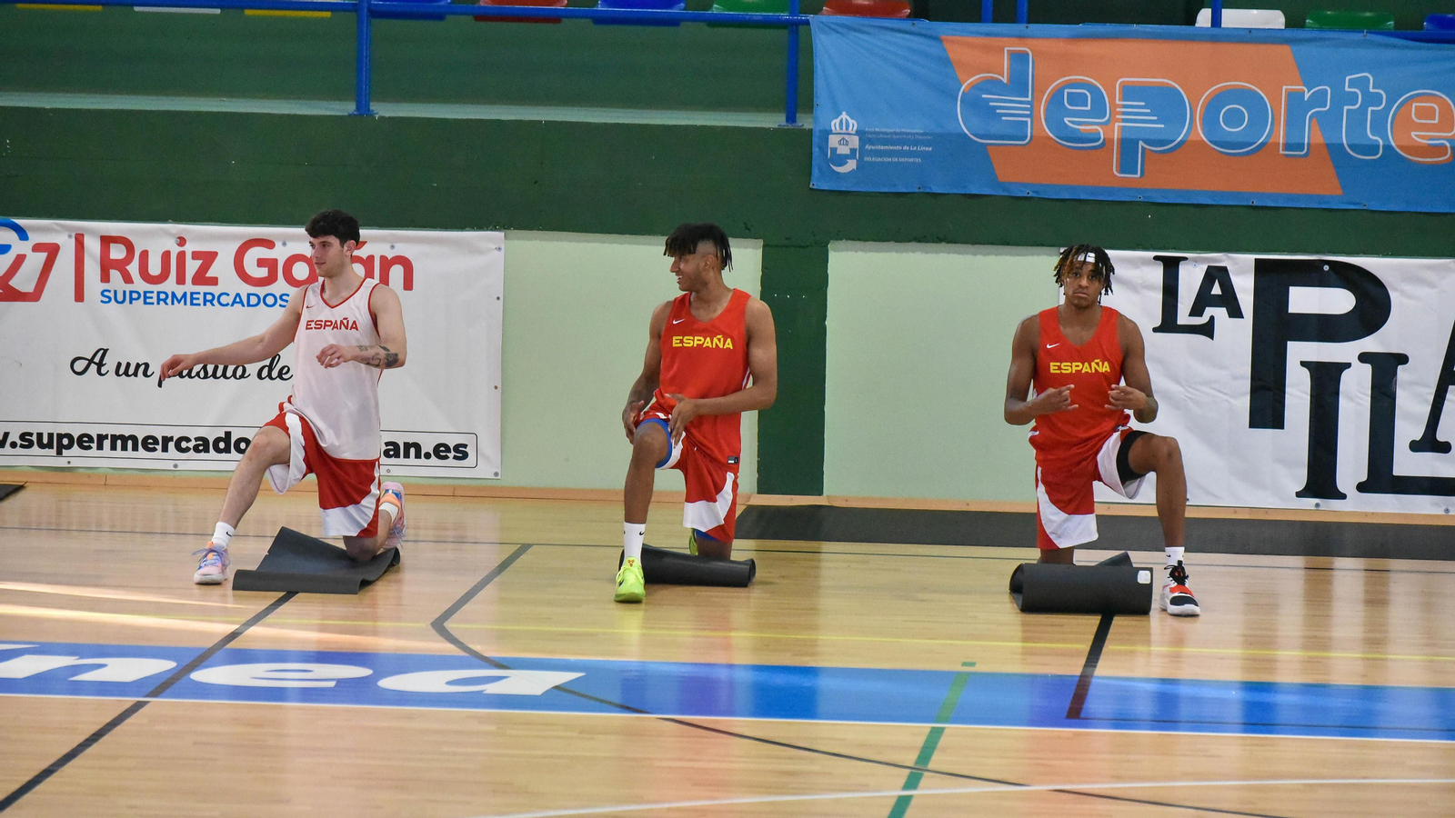 La selección española sub-20 de baloncesto ya se entrena en La Línea La selección española sub-20 de baloncesto ya se entrena en La Línea