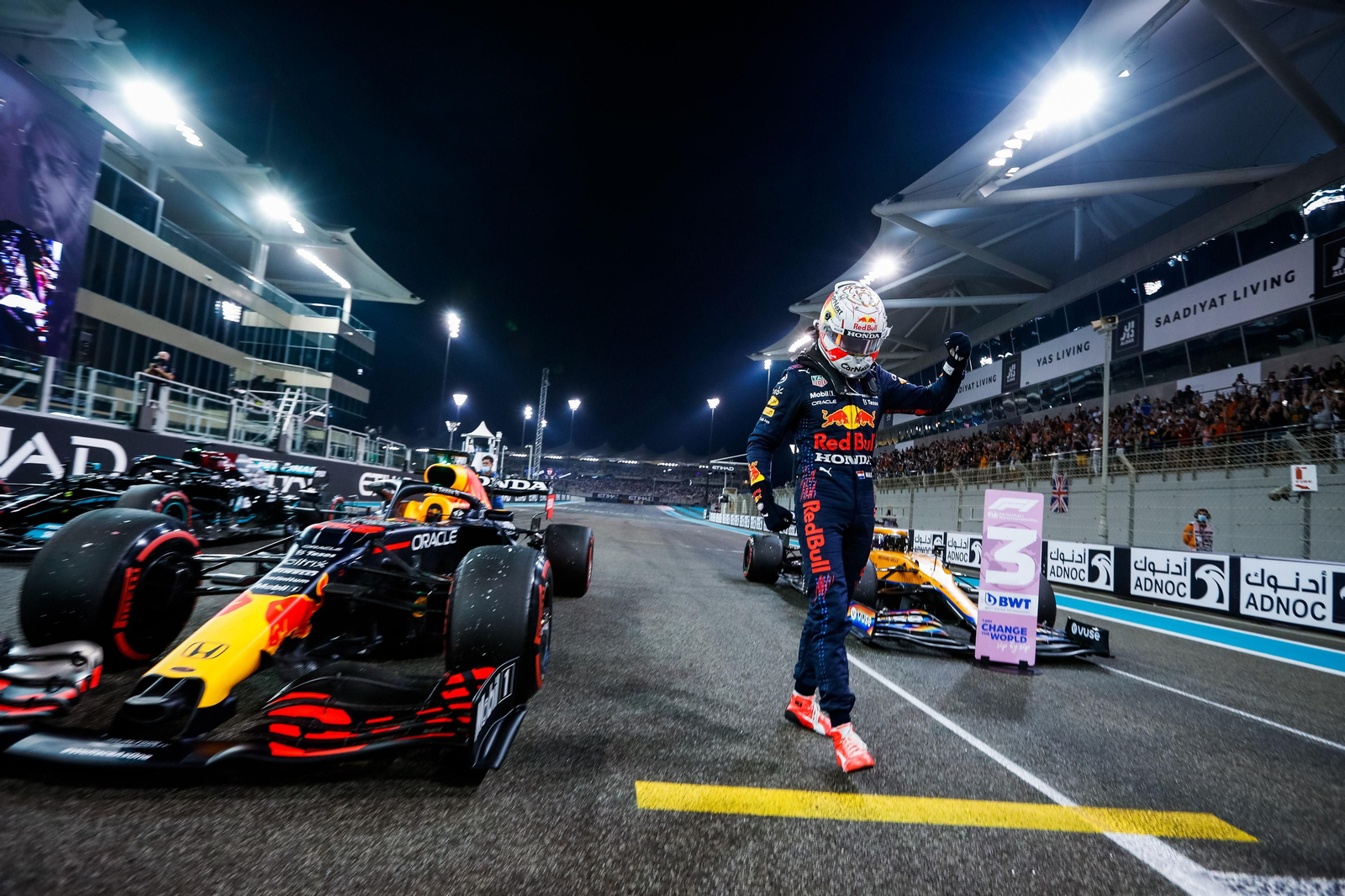 Verstappen fue el ganador la pasada temporada en Yas Marina.