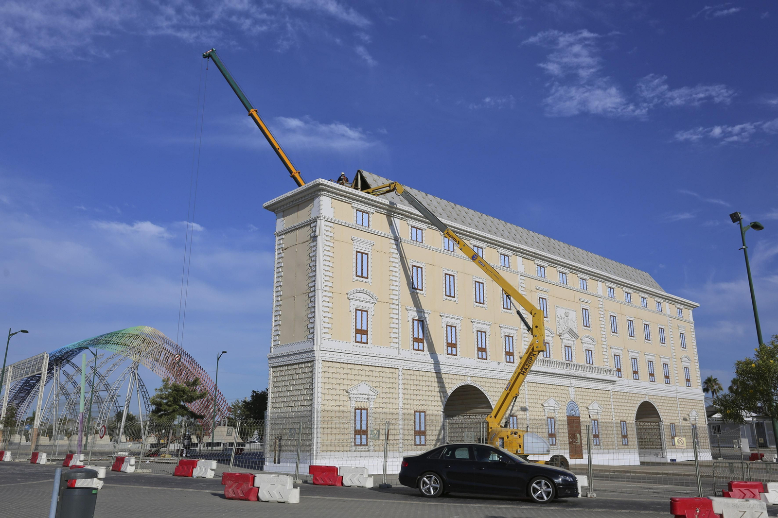 Las fotos de los preparativos para la Feria de Málaga 2019
