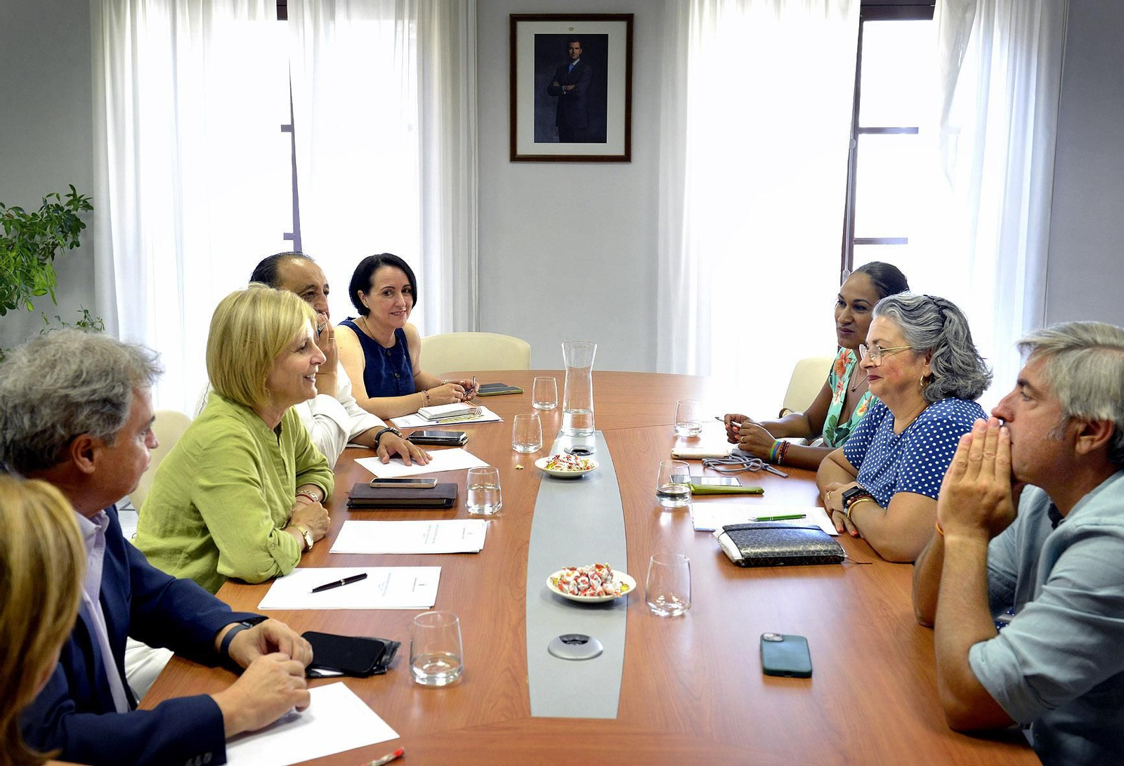 Reunión entre el Ayuntamiento y la Asociación de Reyes Magos de Jerez.
