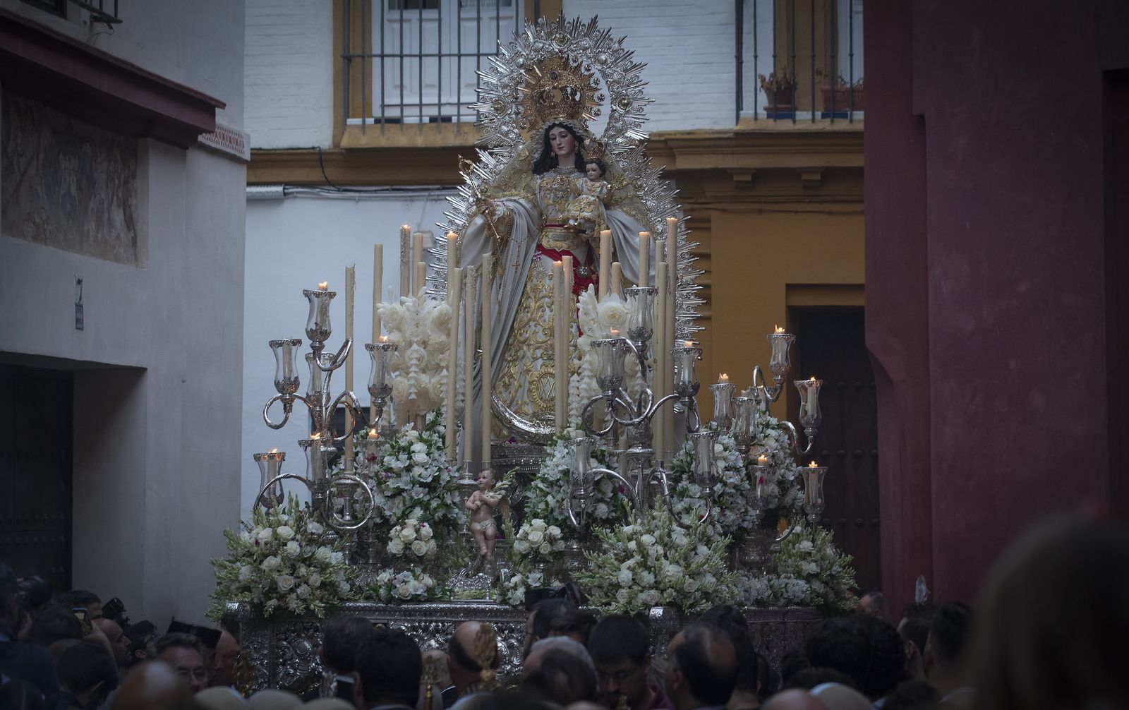 Las imágenes de la procesión de la Virgen de las Nieves