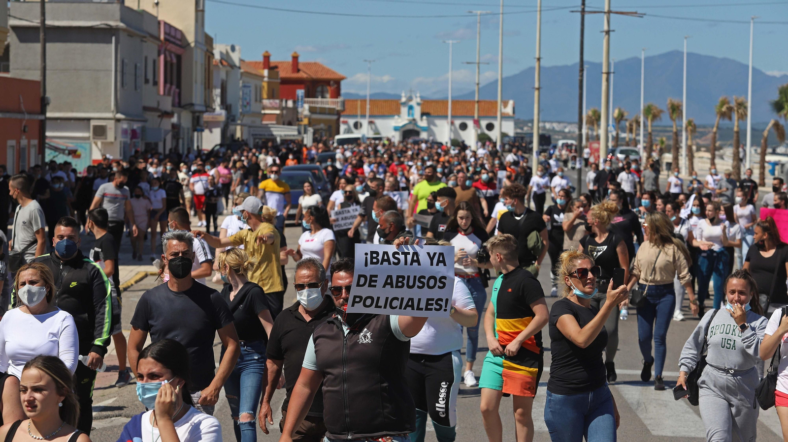 Fotos de la manifestación de La Atunara en La Línea