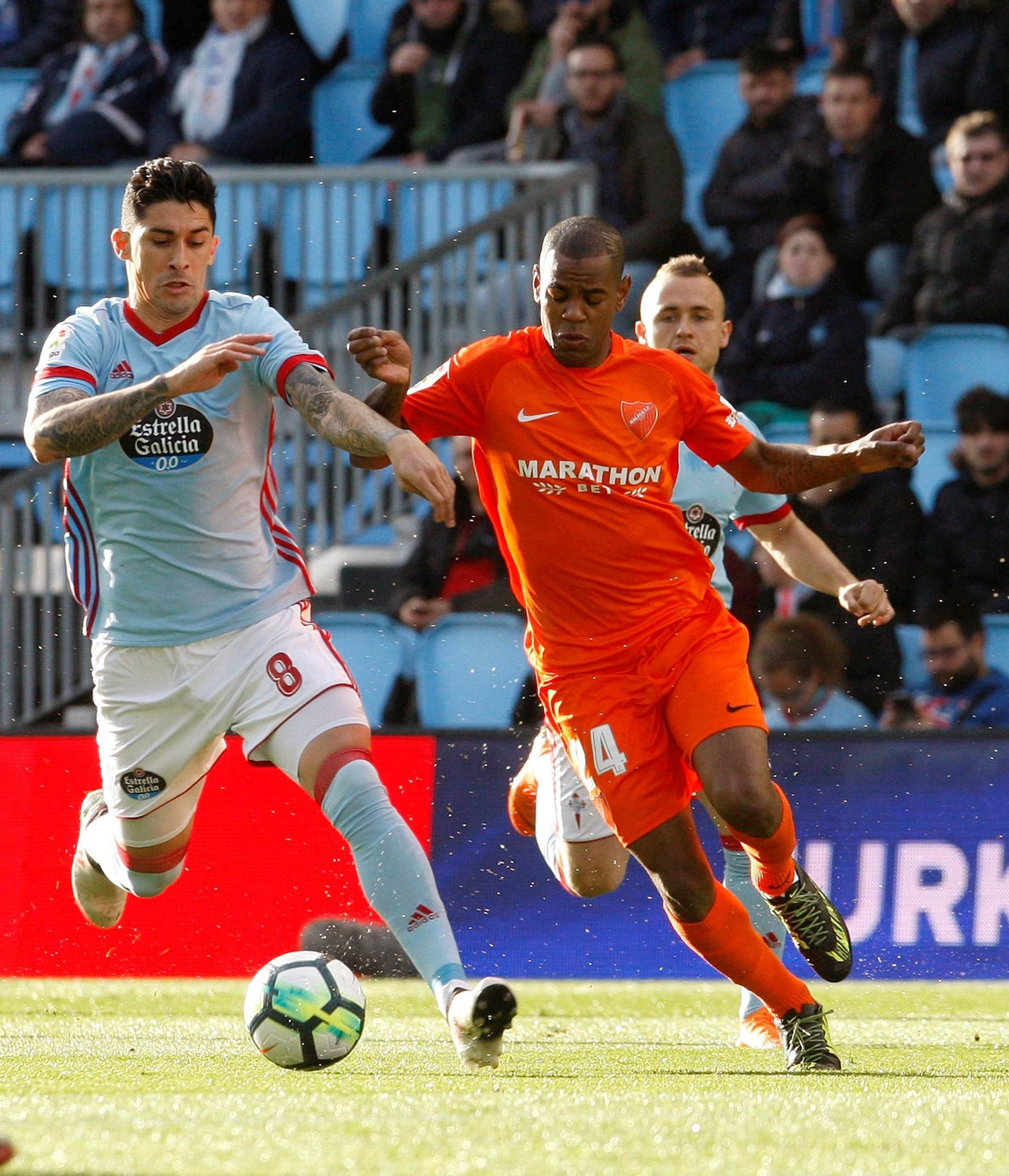 Las imágenes del Celta-Málaga