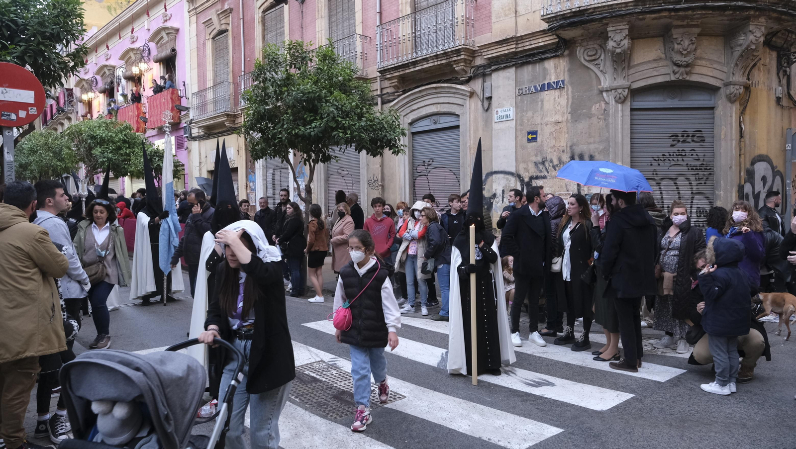 Procesión del Encuentro en Almería, en imágenes.