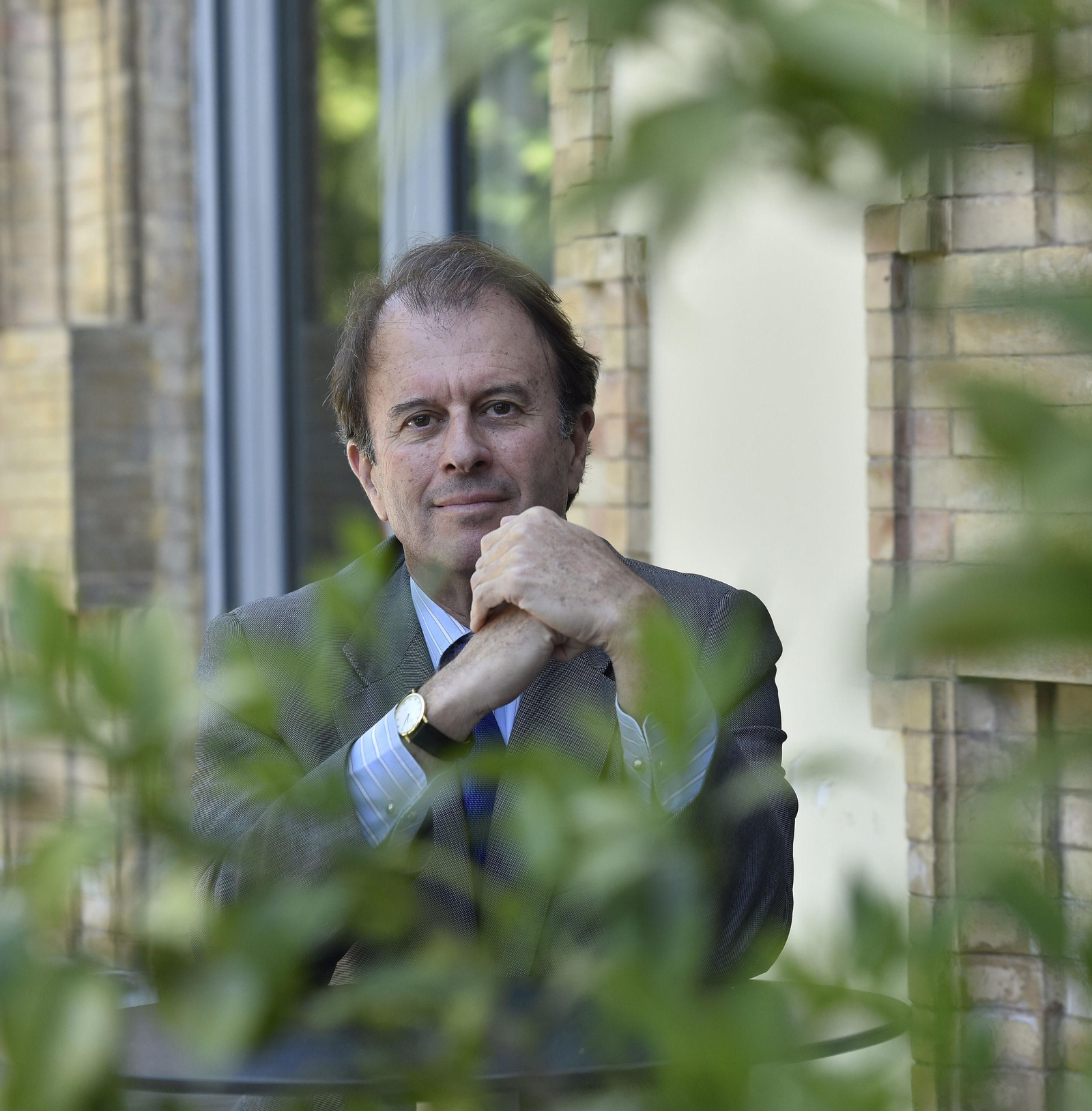 Ignacio Osborne, posa para una entrevista con este diario.