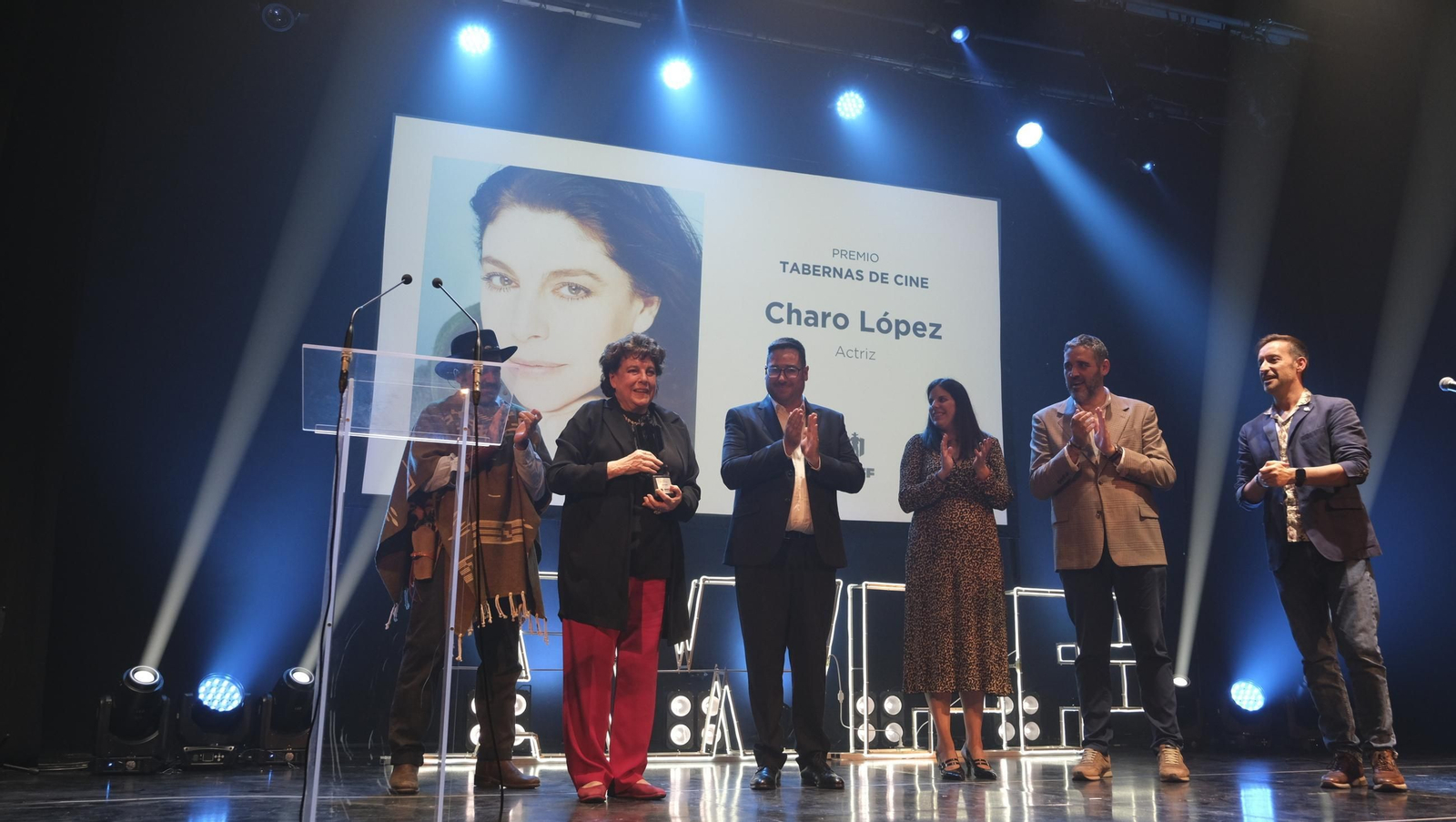 Charo López recoge su merecido Premio 'Tabernas de Cine', en imágenes