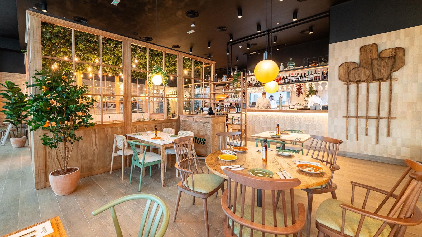 Uno de los espacios del nuevo restaurante.