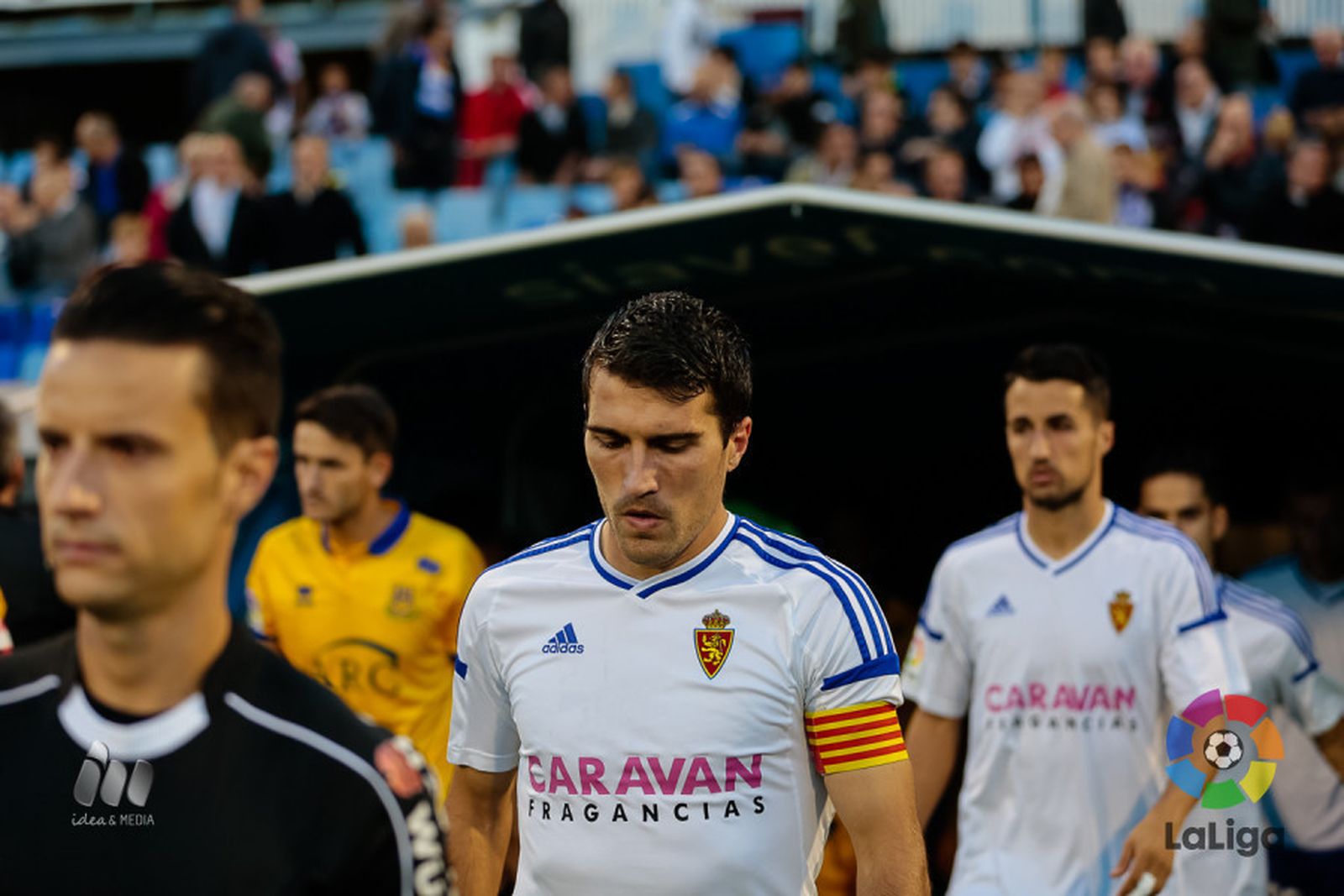 Zapater, capitán del Zaragoza, estará hoy en el Carranza.