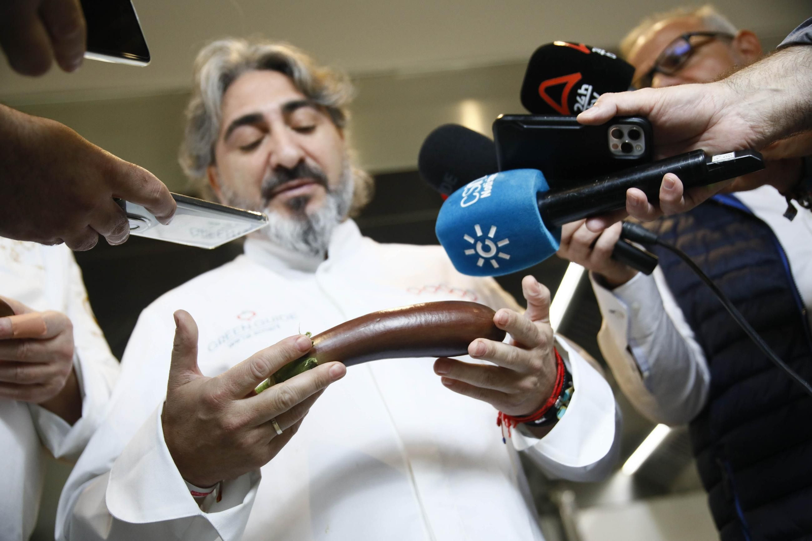 Las imágenes de una nueva variedad de berenjena en Almería