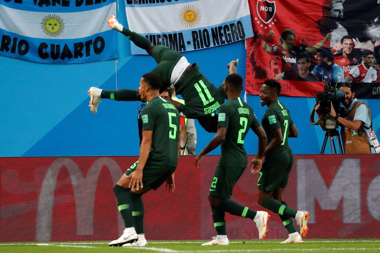 Las imágenes del Nigeria-Argentina