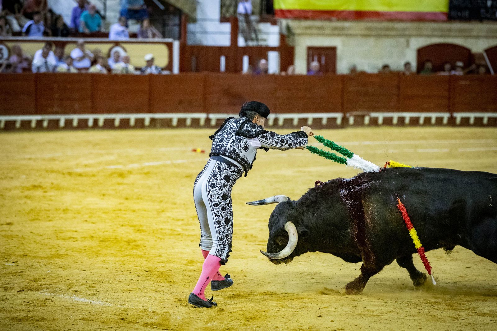 Daniel Crespo, Manzanares y Juan Ortega, en la plaza de toros de El Puerto