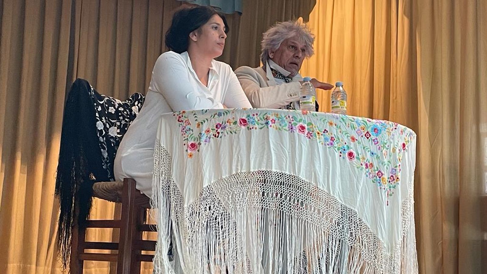 Antonio Malena y Zaira Malena, durante su participación.