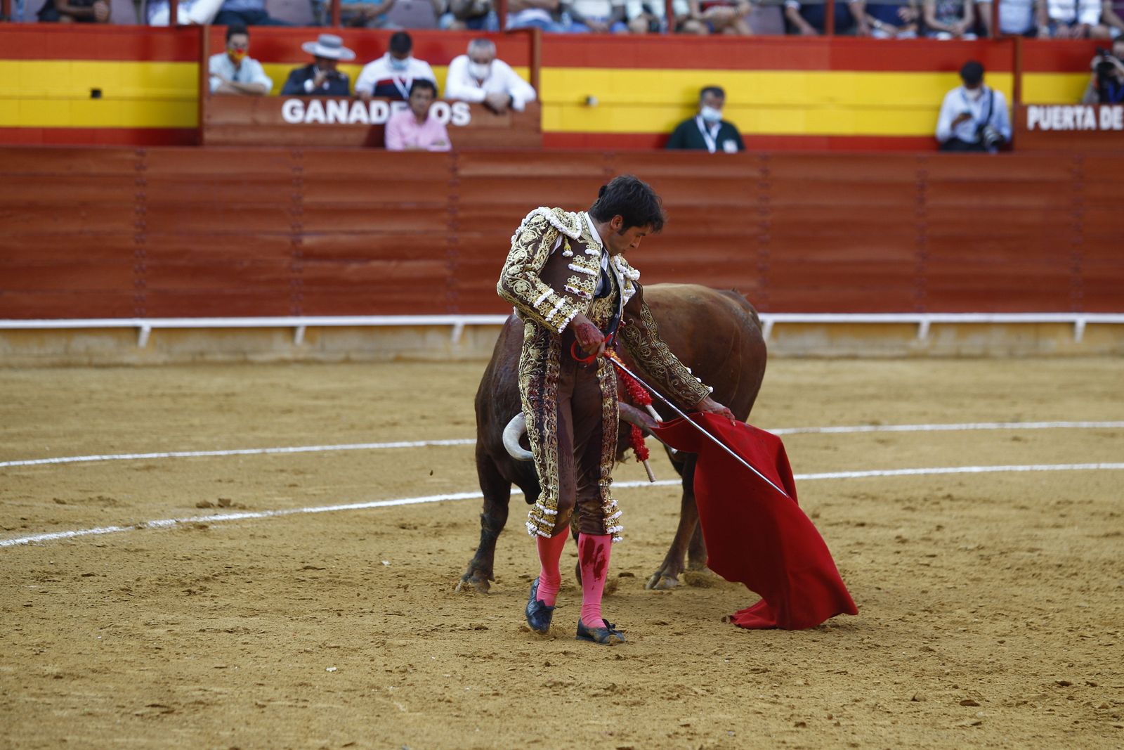 Fotogalería corrida de toros. Cayetano Rivera, Paco Ureña y Roca Rey. Roquetas de Mar.