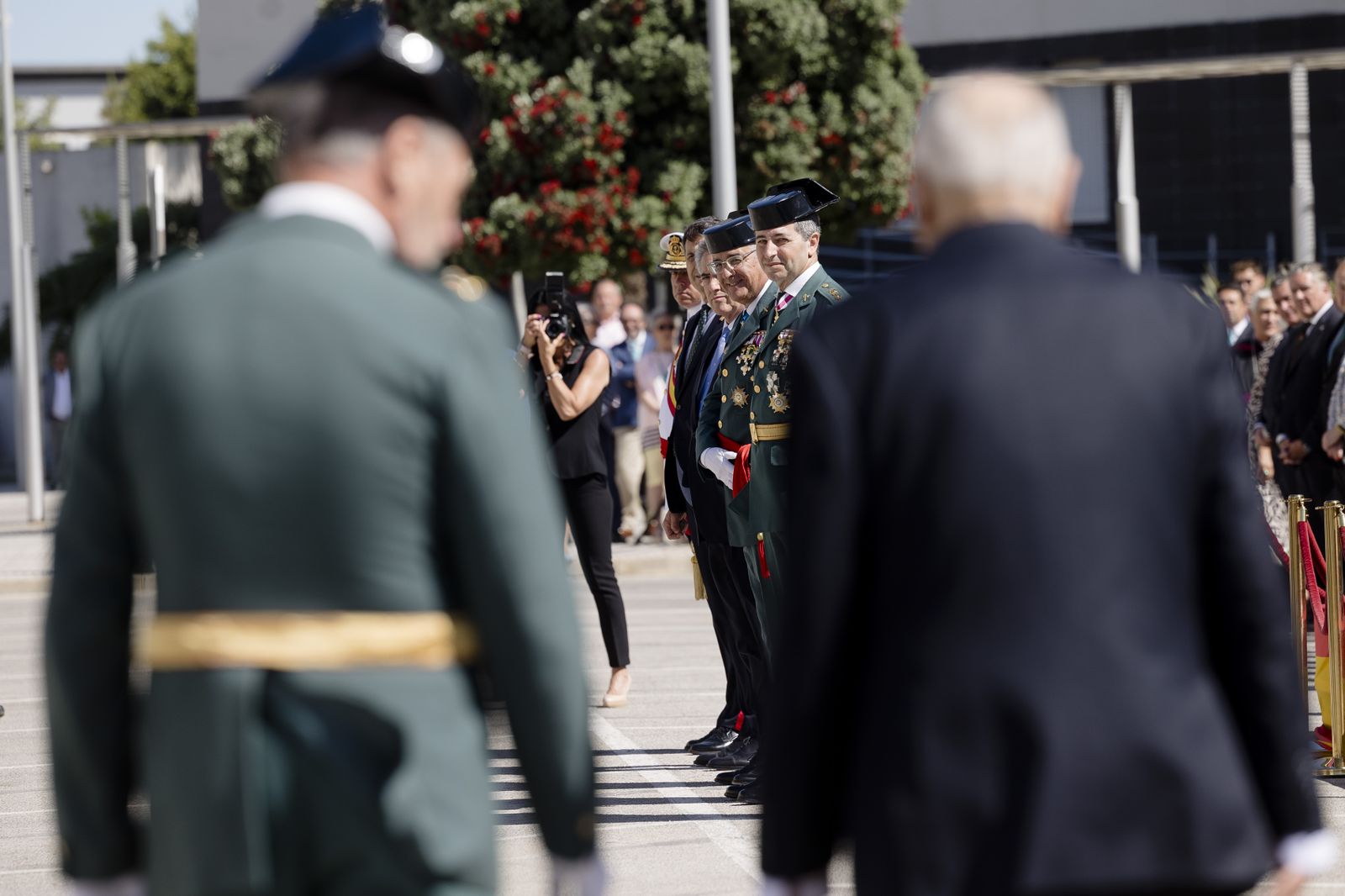 Toma de posesión del coronel Luis Martín Velasco como jefe de la Comandancia de la Guardia Civil  de Cádiz
