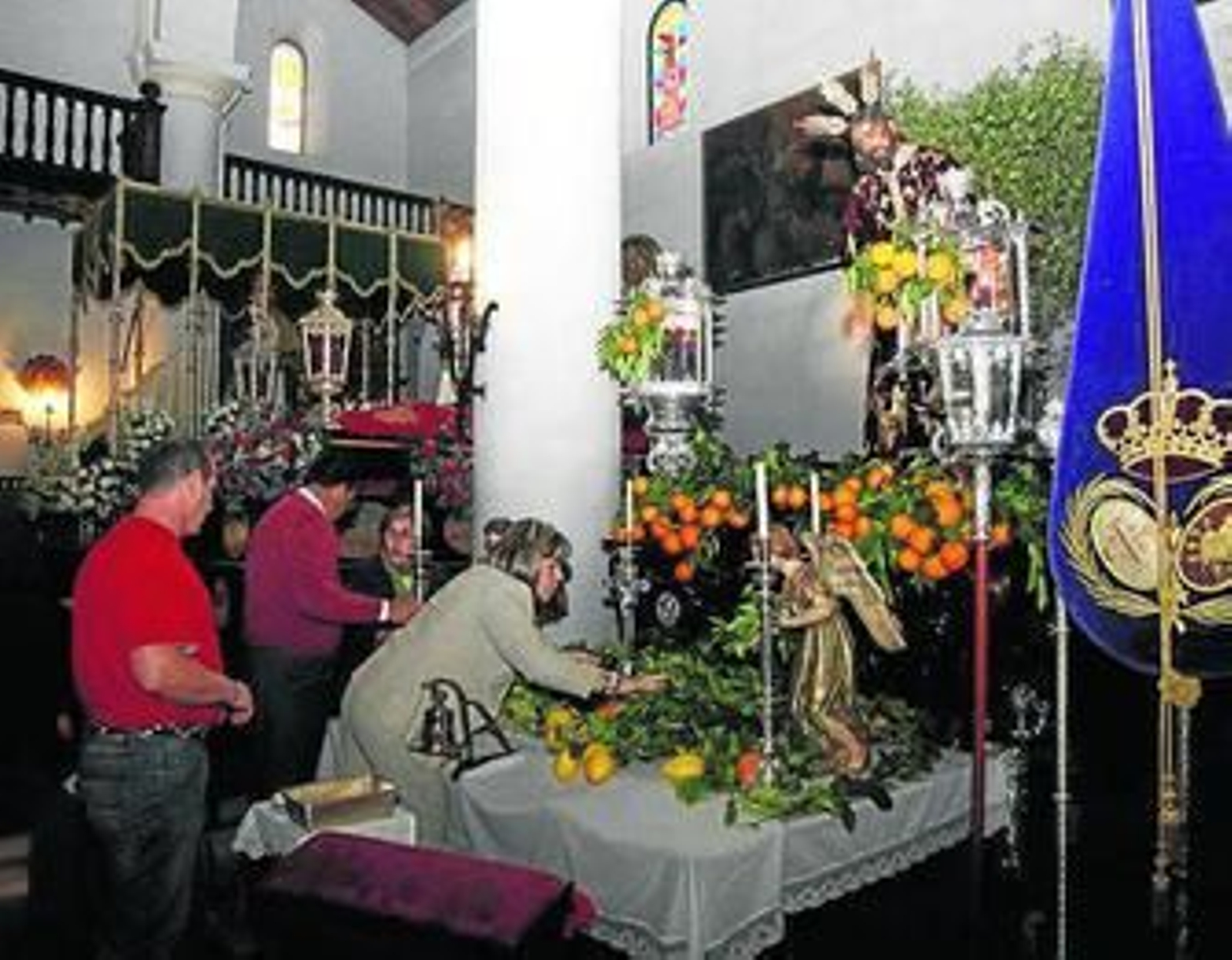 Los cartayeron celebran la adoración de Jesús en el Huerto.