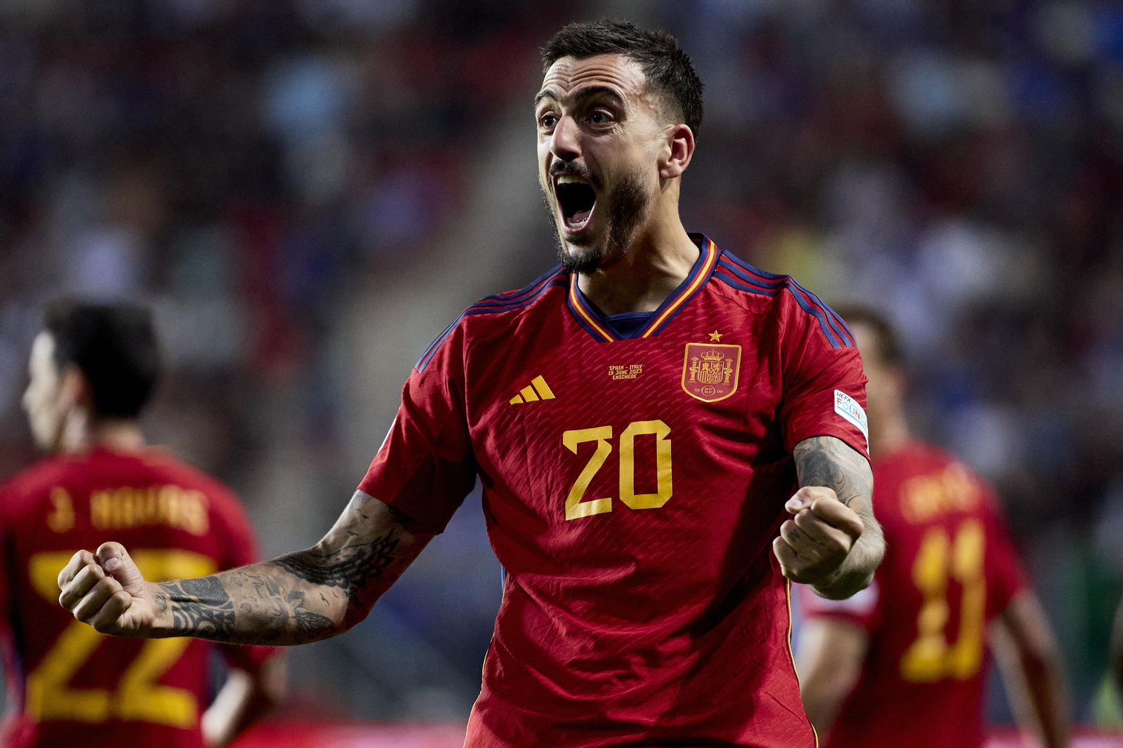 Las fotos del España - Italia