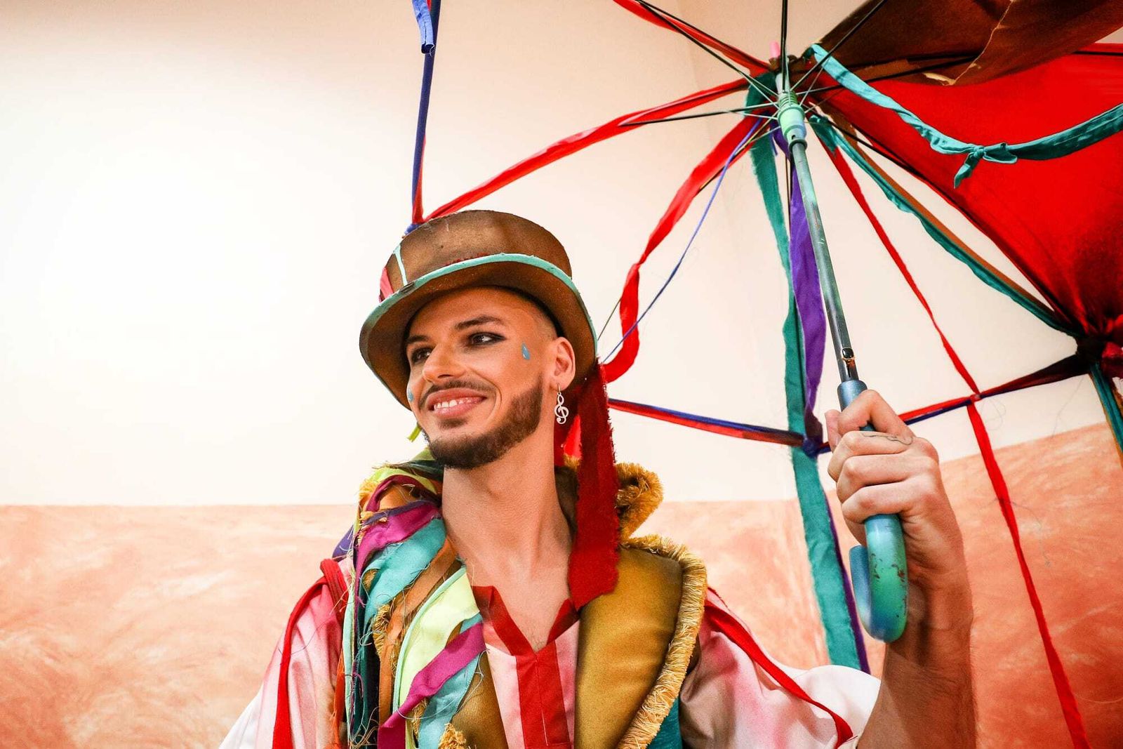 el ambiente en los camerinos del Falla