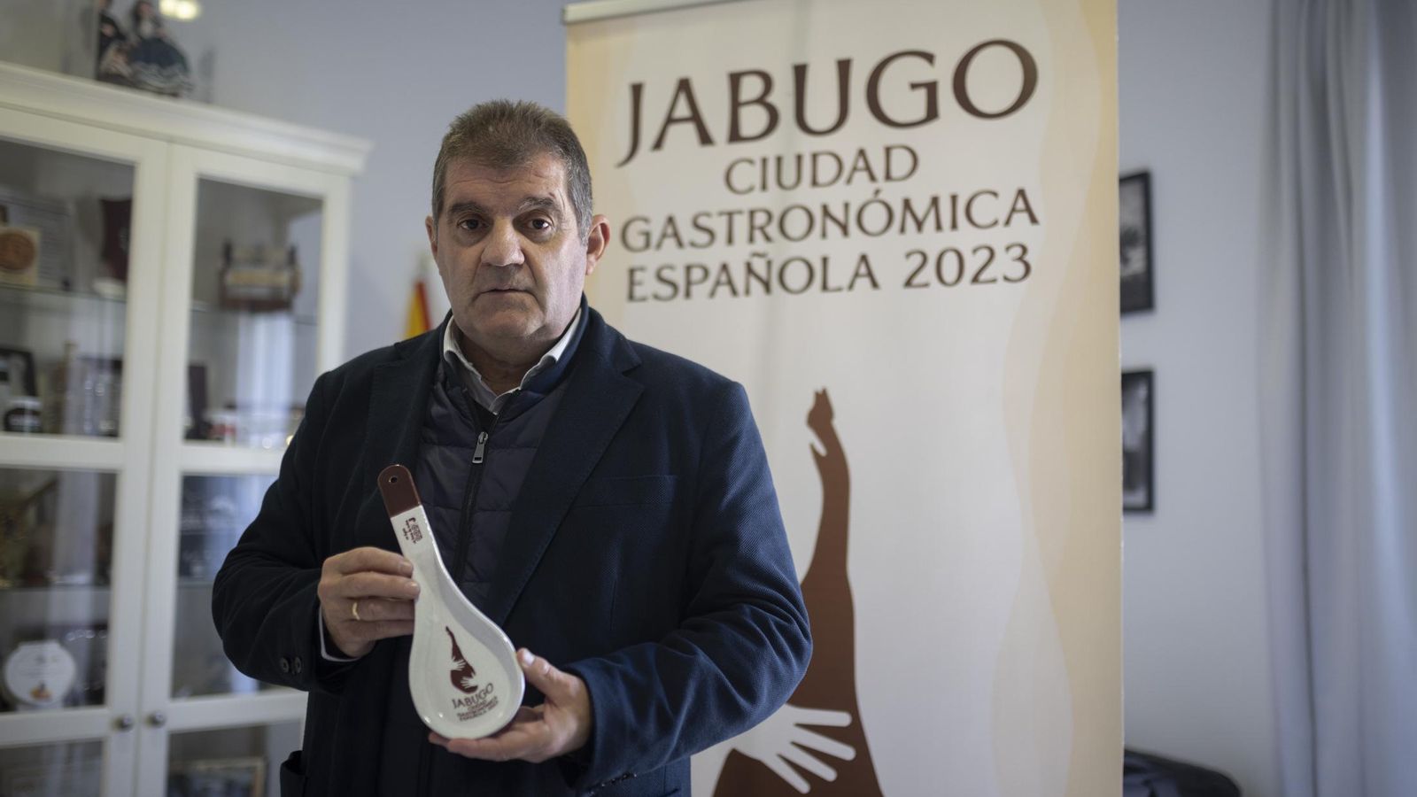 Gilberto Domínguez, alcalde de Jabugo