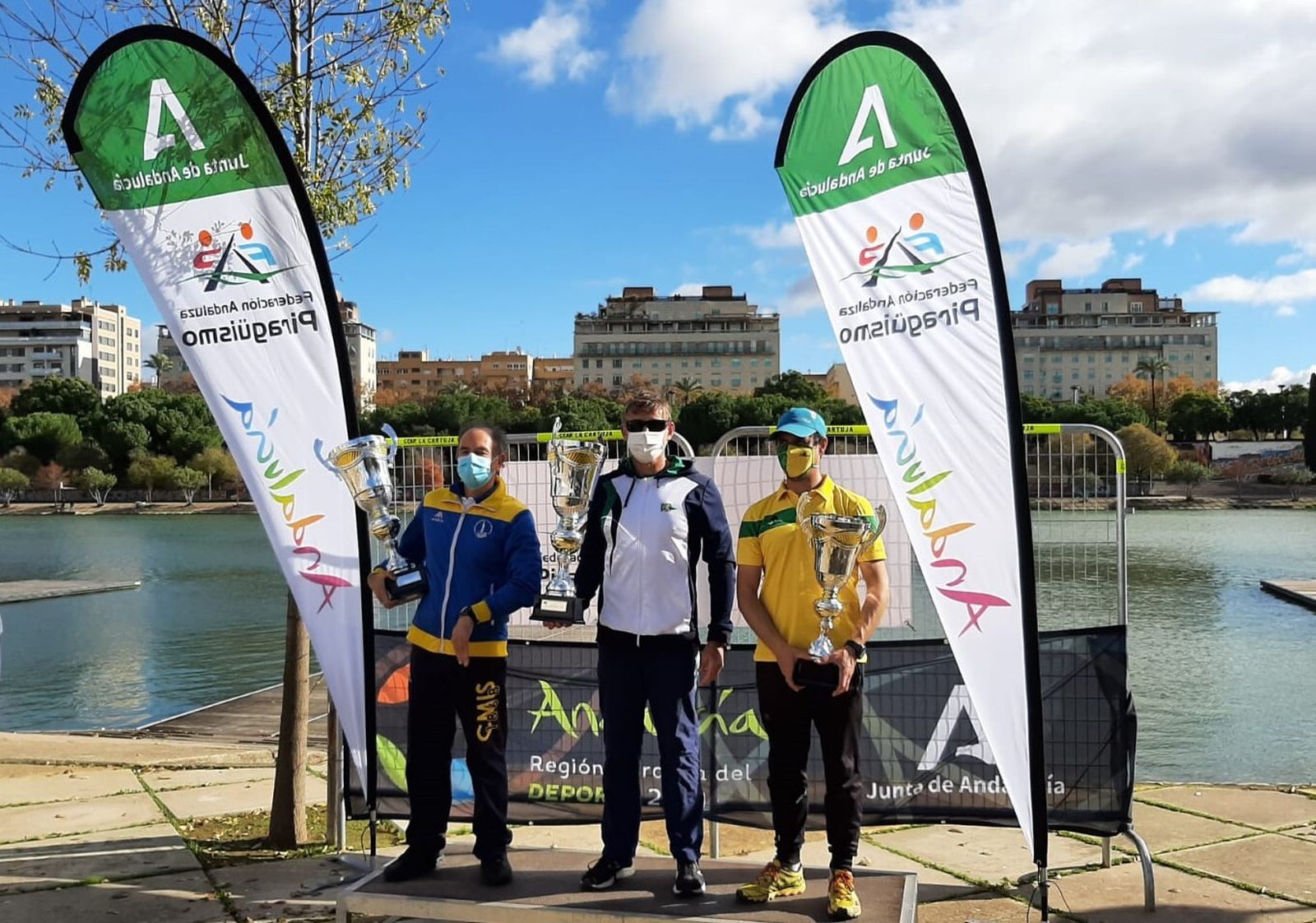 Podio del Ránking Andaluz 2019-20.